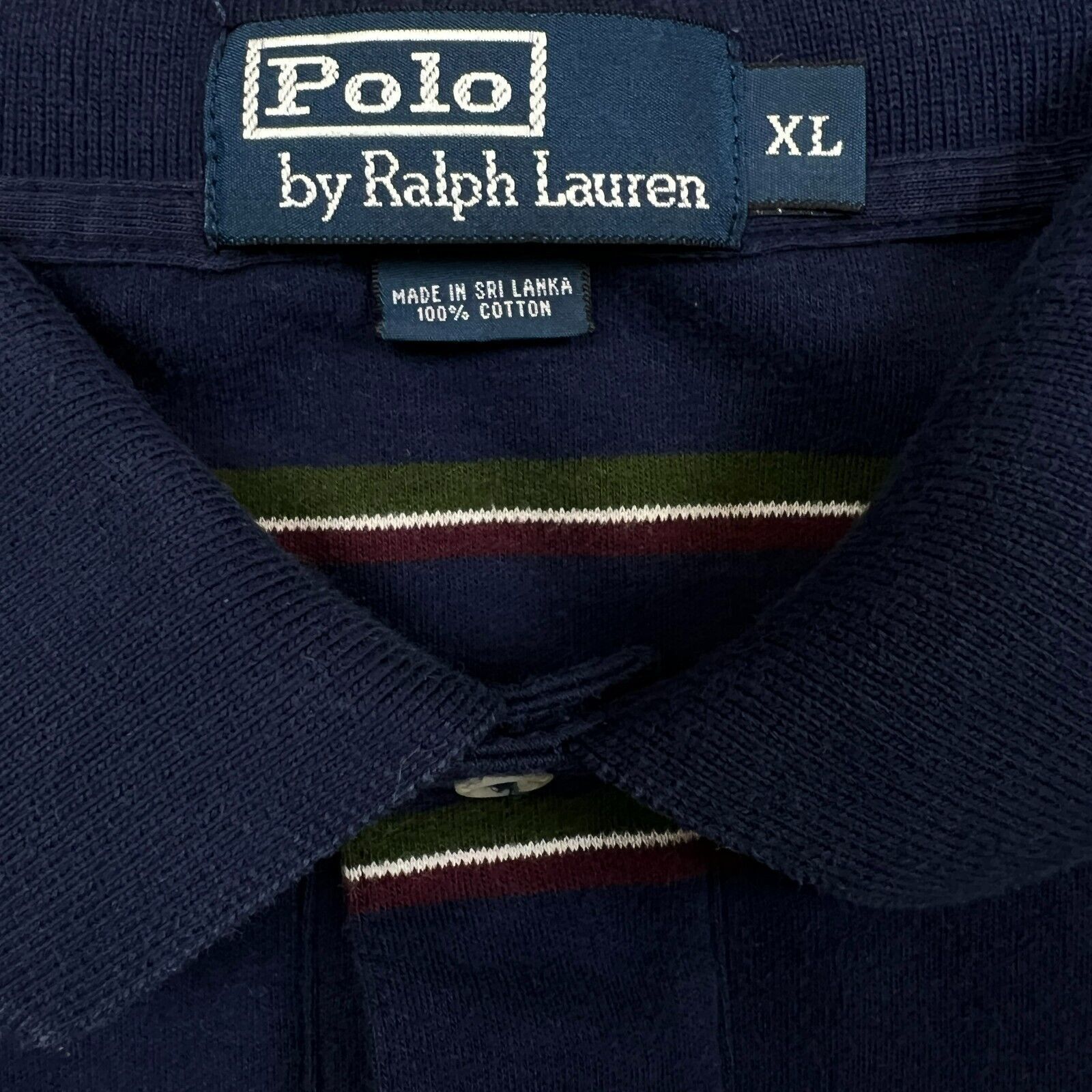 Polo Ralph Lauren × Ralph Lauren × Vintage Vintage 90s Polo Ralph Lauren XL Pony Striped Casual Shirt Size US XL / EU 56 / 4 - 5 Thumbnail