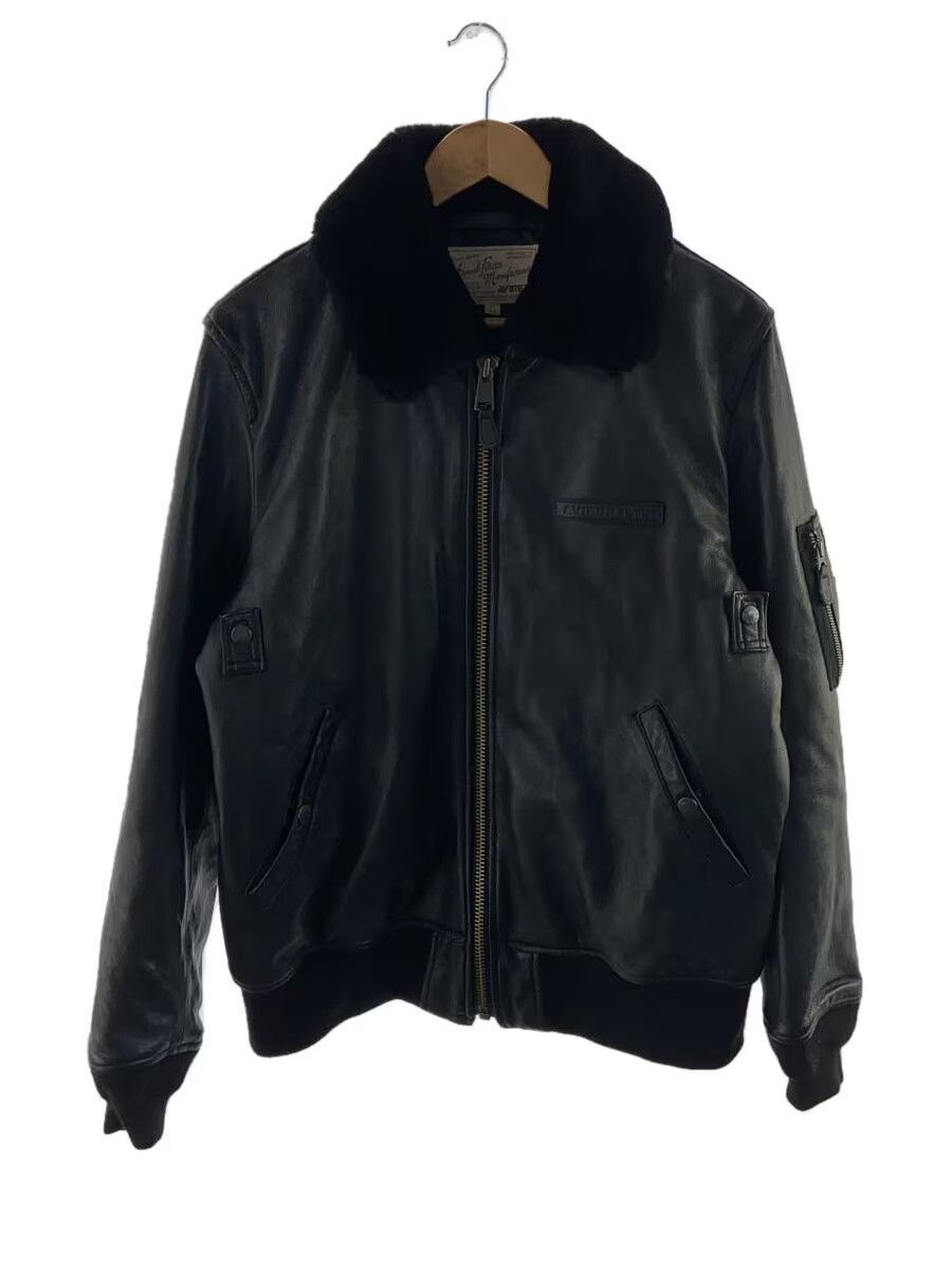 Avirex Avirex Plain Sheepskin Blouson Black Size US XXL / EU 58 / 5 - 1 Thumbnail
