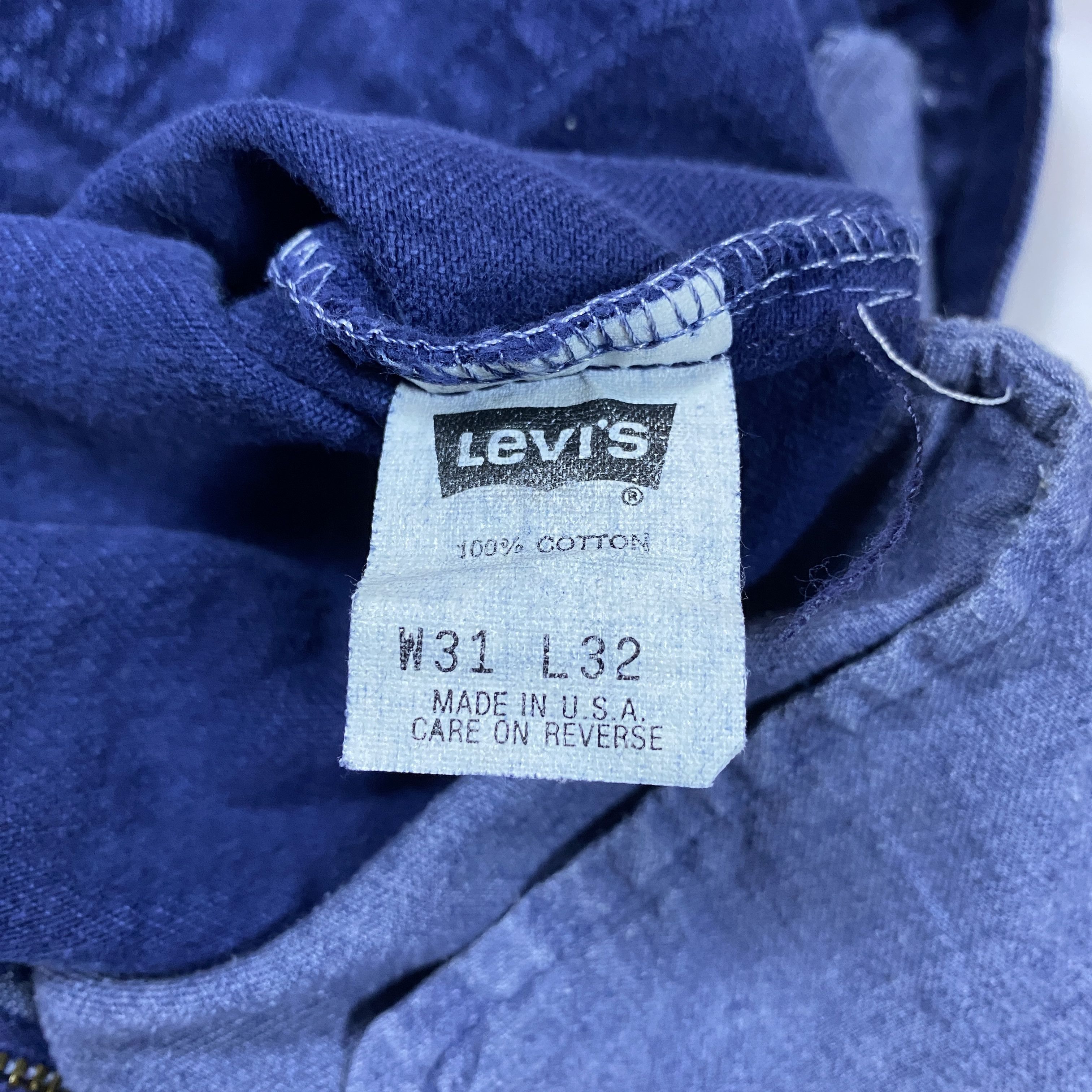 Levi's Levi’s 90s Garment Dyed 550 XX Relaxed Taper Jeans 31×32 Size US 31 - 6 Thumbnail