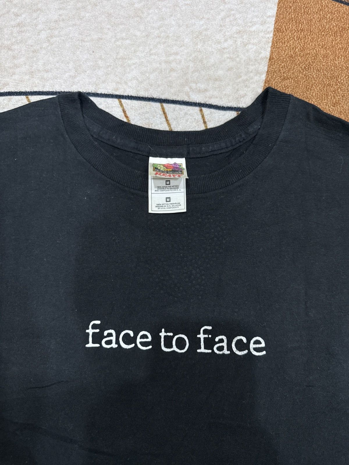 Vintage FACE TO FACE - NO AUTHORITY 1992 TOUR SHIRT Size US M / EU 48-50 / 2 - 6 Thumbnail