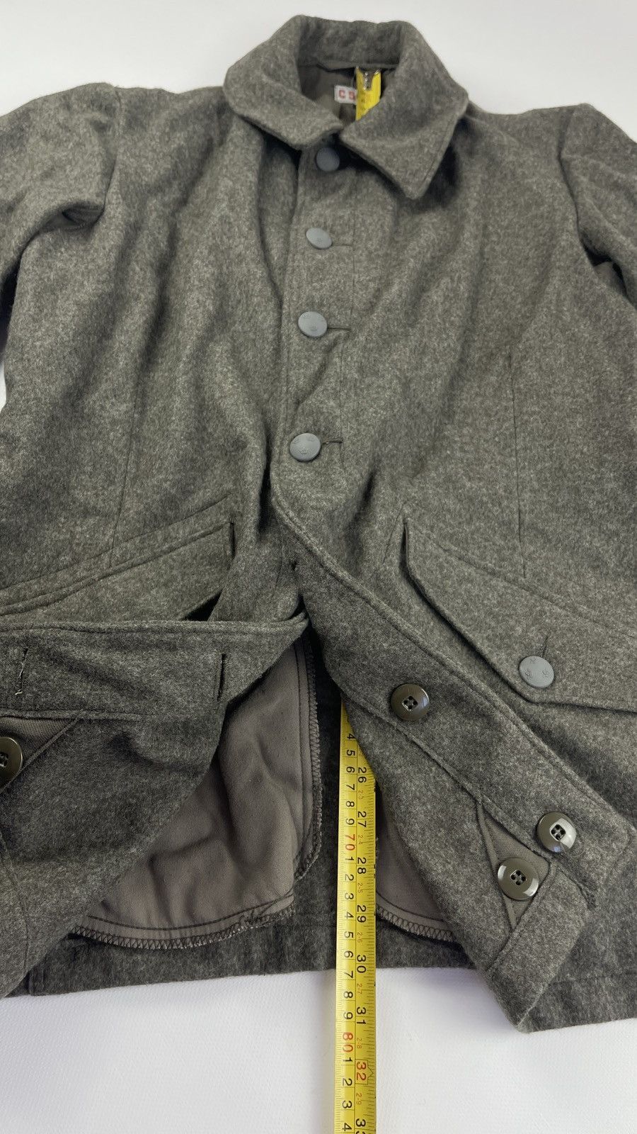 Vintage Vtg 1978 Swedish Military Khaki Suit Coat Pants Size 42R - 12 Thumbnail