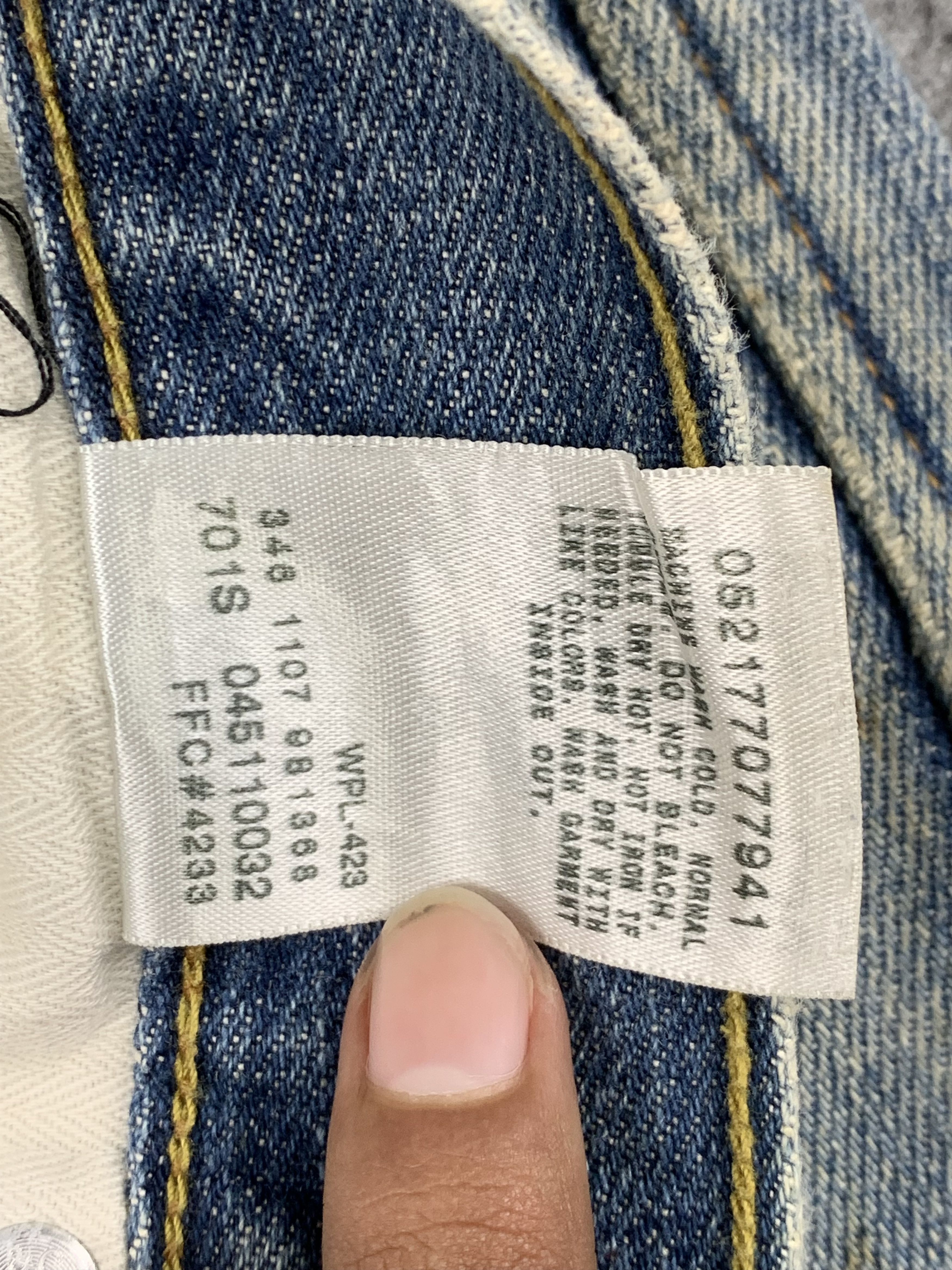 Levi's Vintage Levis 511 Faded Blue Jeans DP1780 Size US 32 / EU 48 - 11 Thumbnail