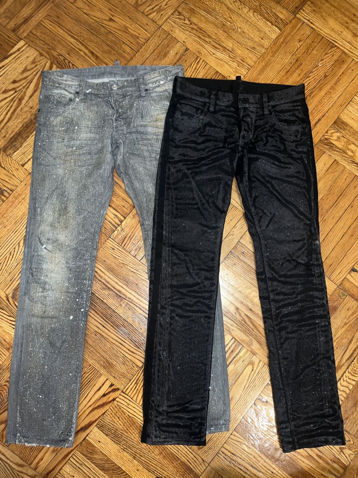 Dsquared2 Dsqaured Glitter Jeans 2010 Size US 32 / EU 48 - 10 Thumbnail