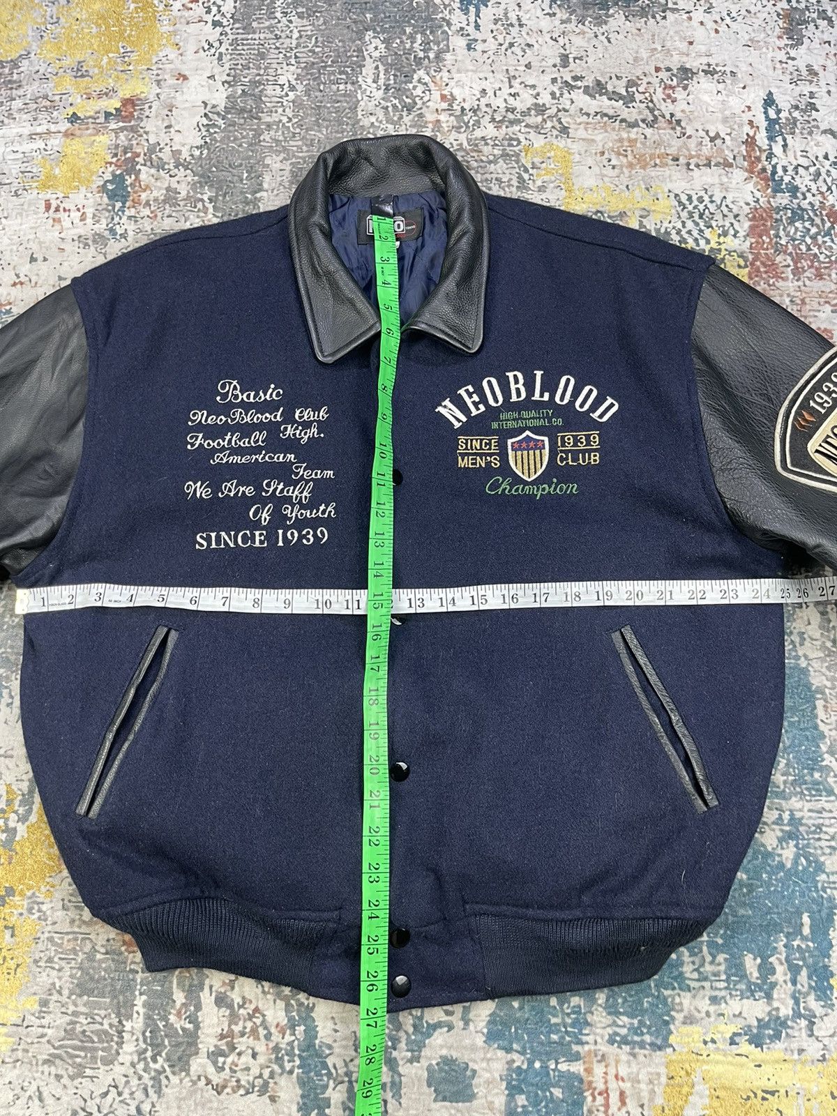 Vintage Vintage Neo Blood Tokyo Cowhide Varsity Jacket Size US L / EU 52-54 / 3 - 11 Thumbnail