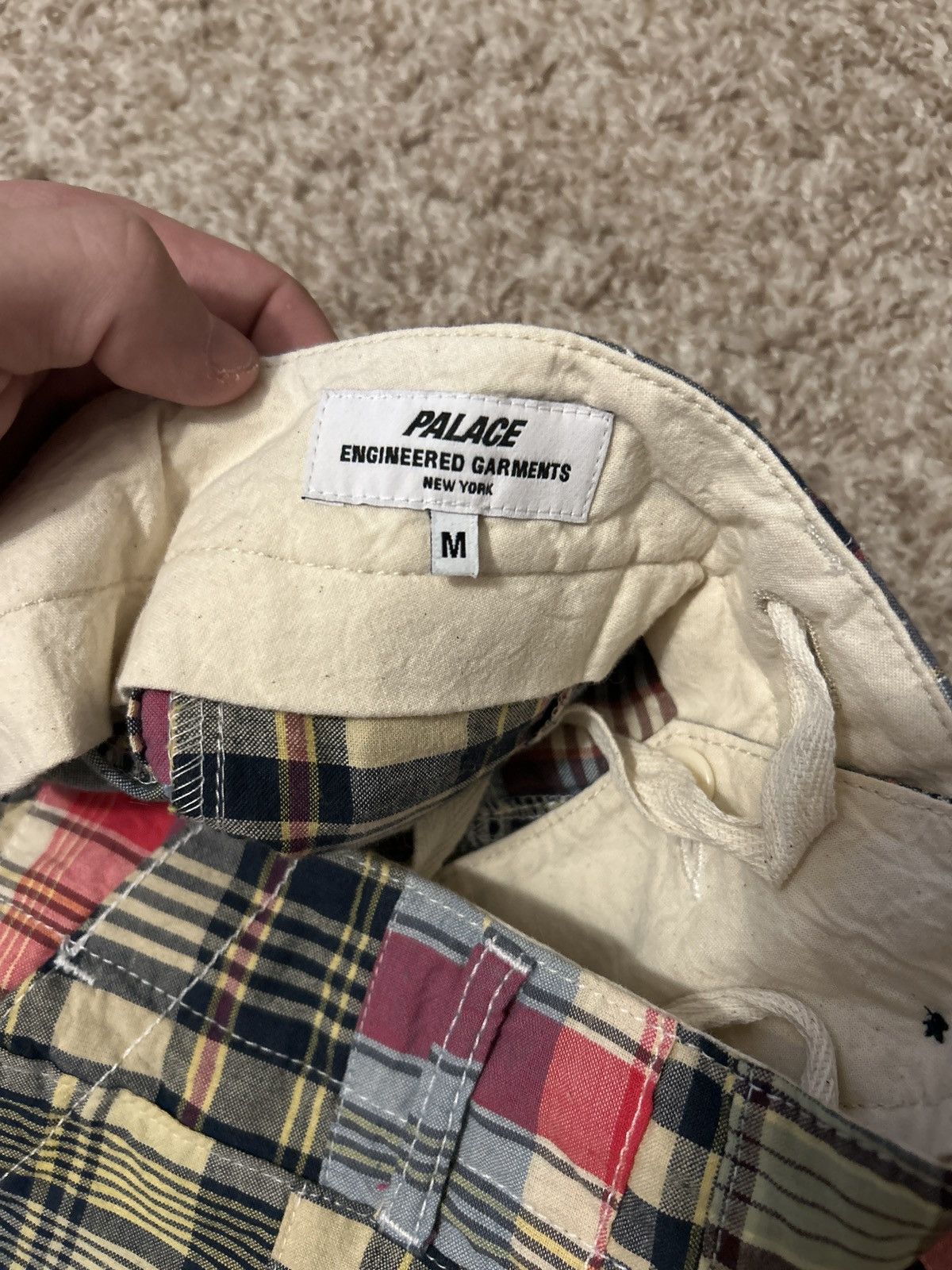 Engineered Garments × Palace Palace Engineered Garments Patch Work Madras Shorts Size M Size US 32 / EU 48 - 3 Thumbnail