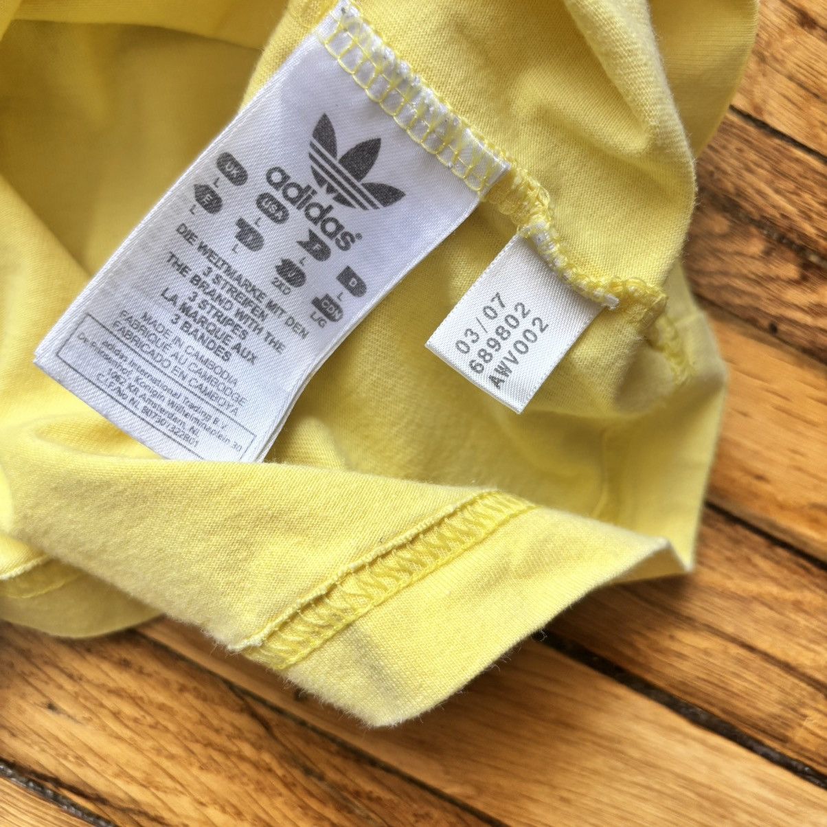 Adidas × Vintage Vintage Adidas Brazil Colour Big logo T-Shirt Size US L / EU 52-54 / 3 - 8 Thumbnail