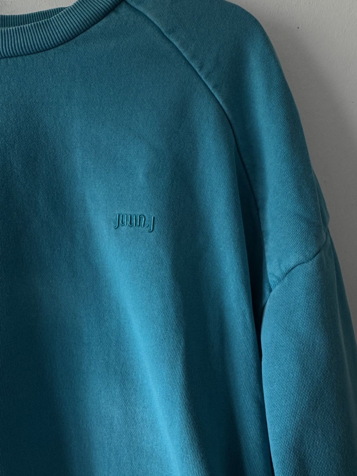 Juun.J 🔥🔥 Juun.J Blue Garment Dyed Sweatshirt Size US M / EU 48-50 / 2 - 3 Thumbnail