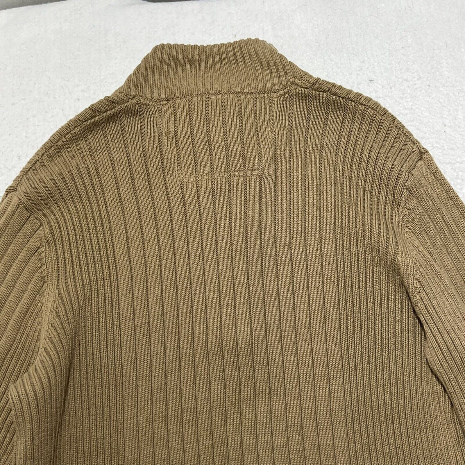 Eddie Bauer Eddie Bauer Henley Sweater Heavyweight Ribbed Sweater Beige Size US XL / EU 56 / 4 - 10 Thumbnail