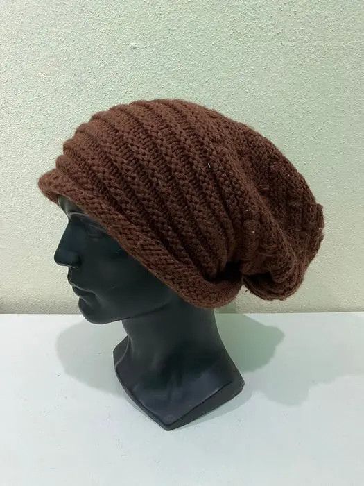 Japanese Brand Japanese Brand Turban Style Beanie Hat Size ONE SIZE - 2 Thumbnail