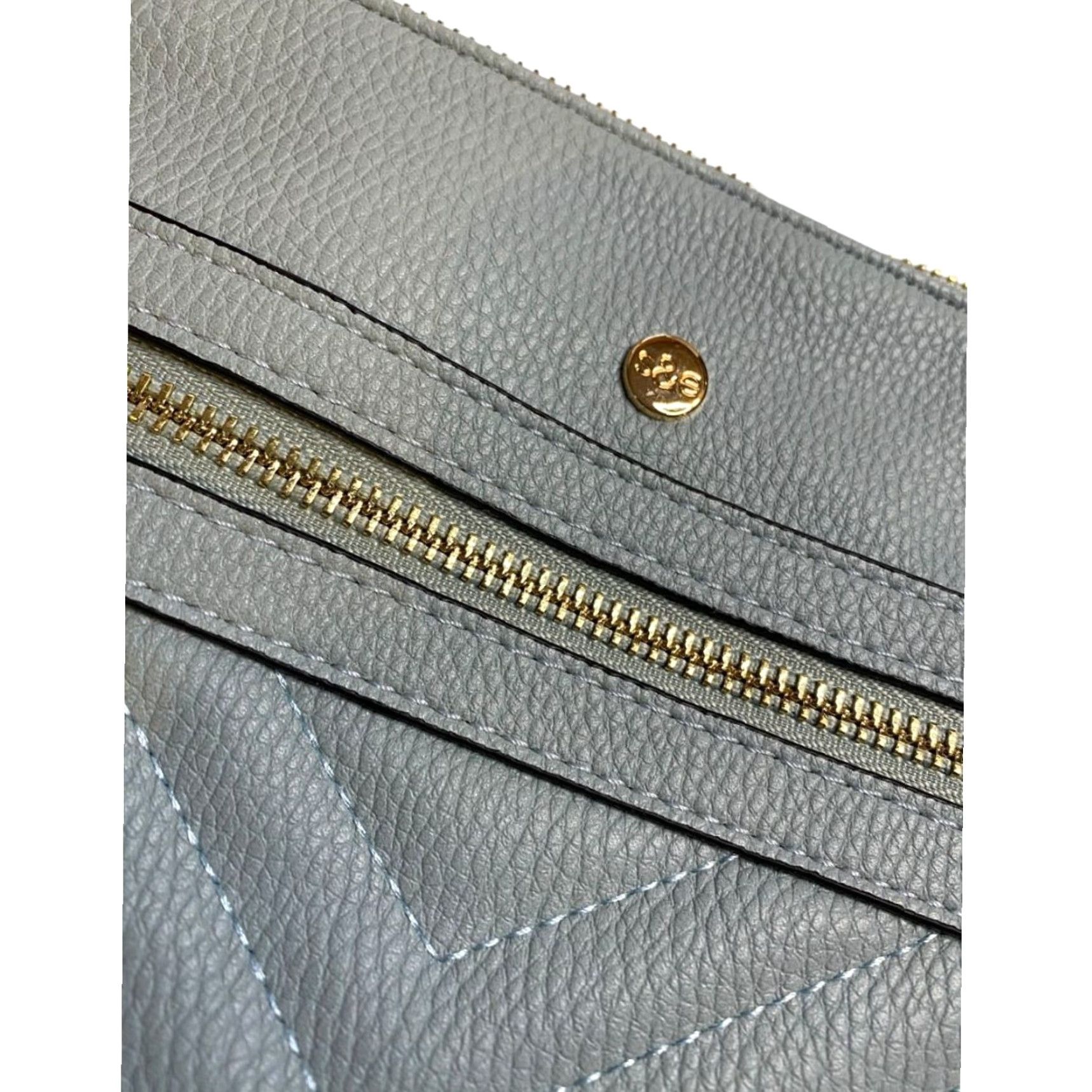 Vintage s&e Robins Egg Blue Vegan Leather Crossbody Bag Purse Handbag Womens Crossbody Bag Size ONE SIZE - 4 Thumbnail