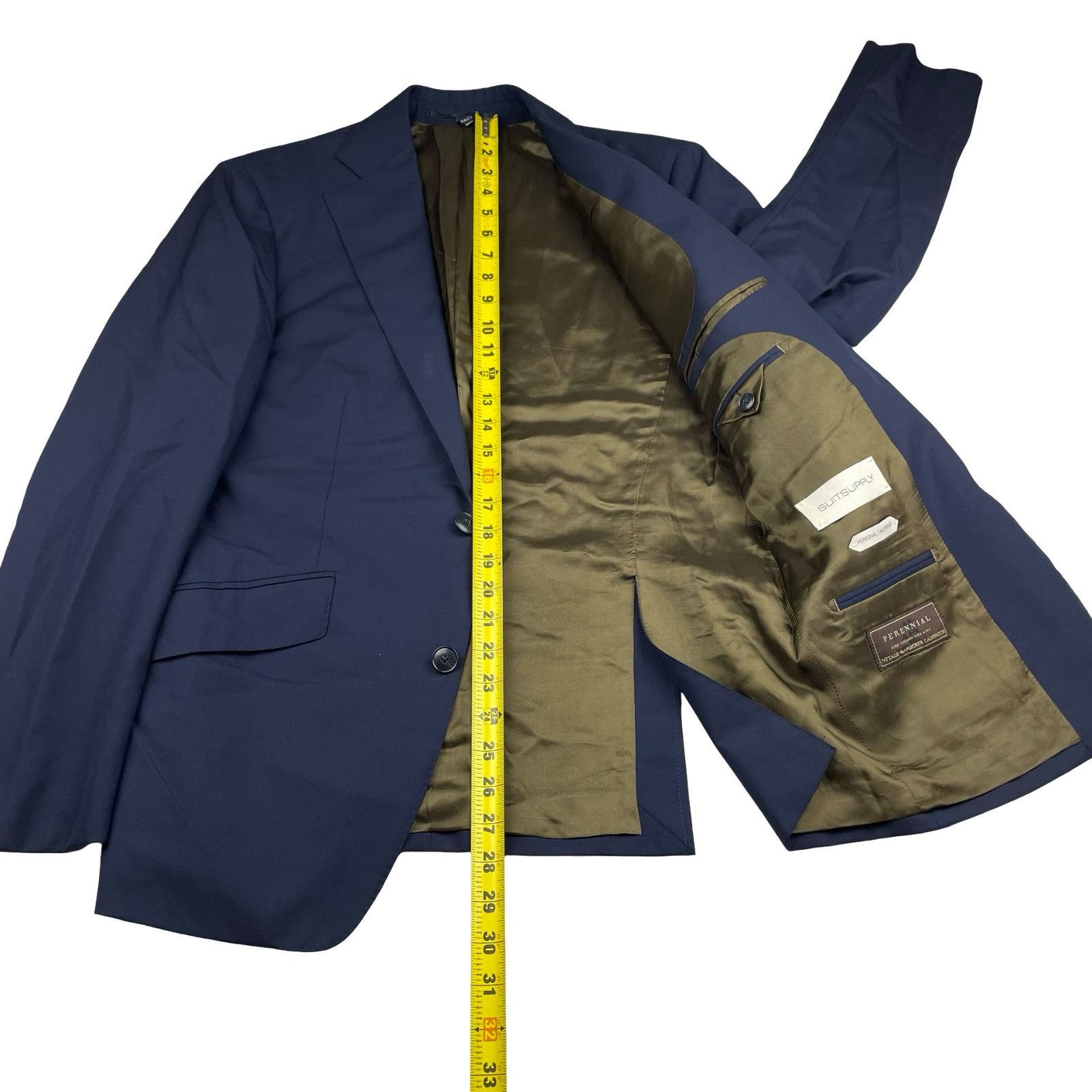 Suitsupply Suitsupply Men's Lazio Super 110's 100% Wool 2-Button Blazer Size 36S - 8 Thumbnail