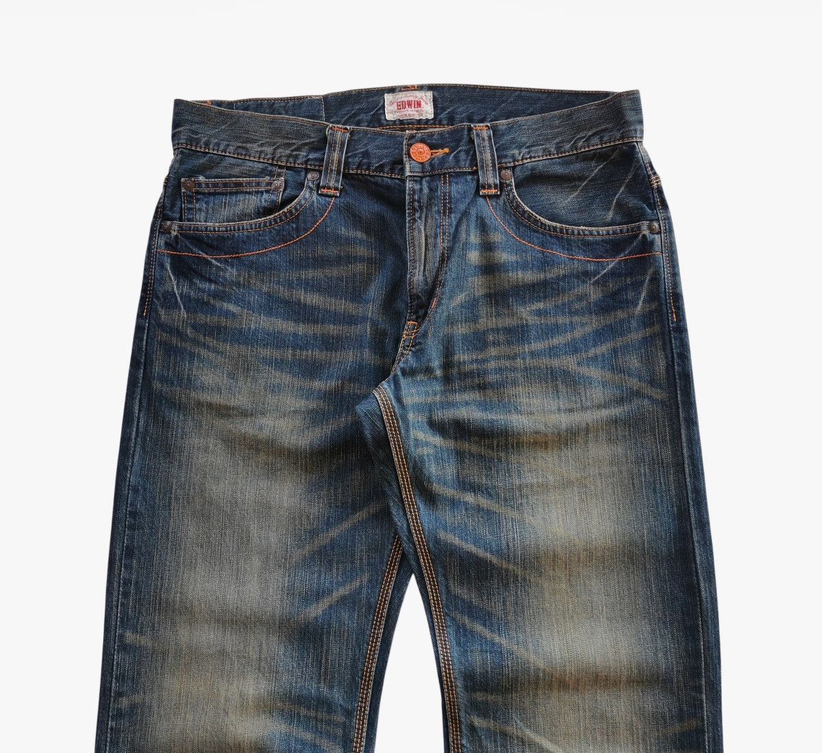 Edwin Vintage Edwin 403 XVS Earthy Mud Wash Loose Denim Jean Size US 36 / EU 52 - 1 Thumbnail