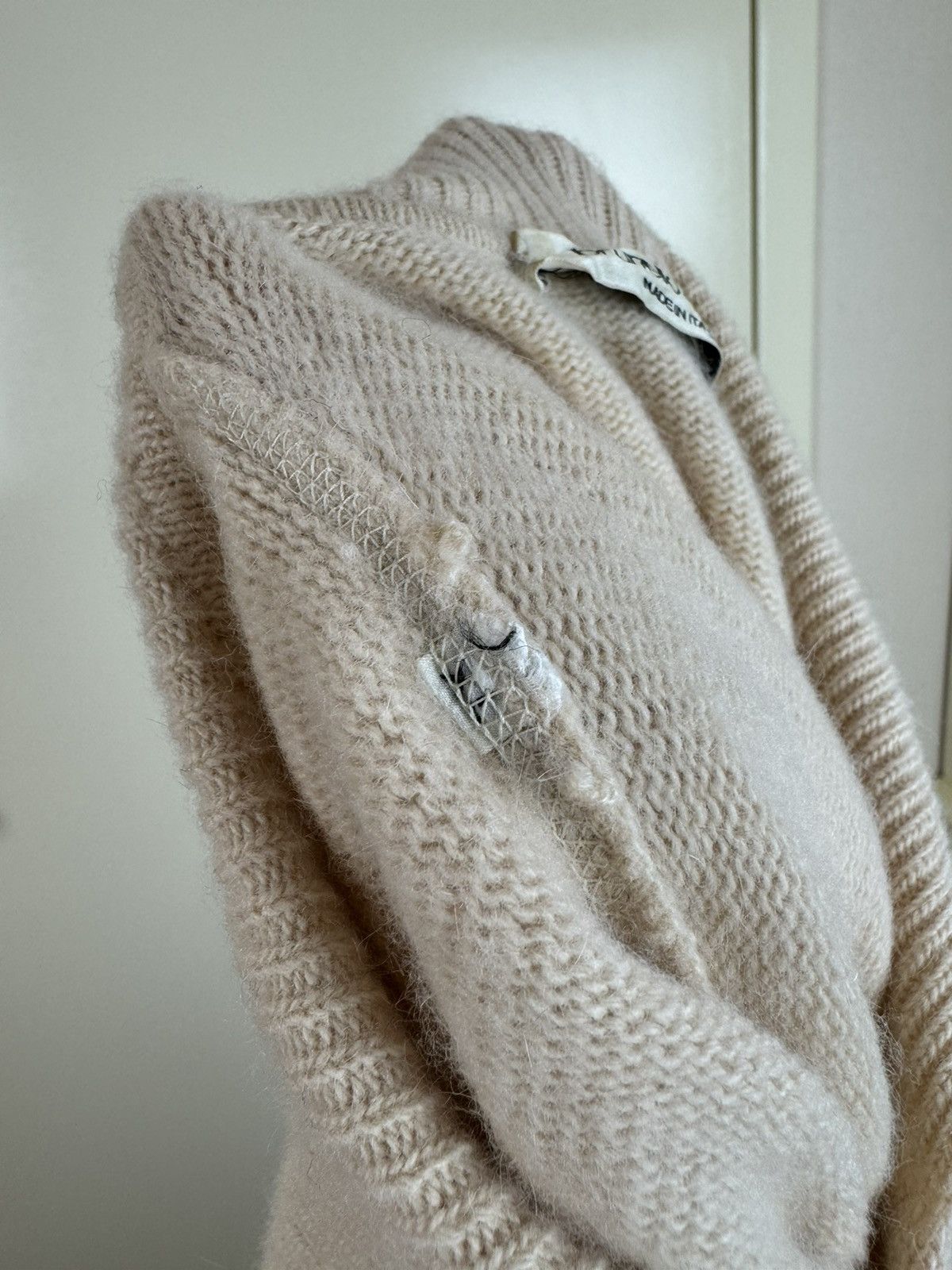 Brunello Cucinelli Brunello Cucinelli vintage wool angora Y2K sweater polo XL Size XL / US 12-14 / IT 48-50 - 22 Thumbnail
