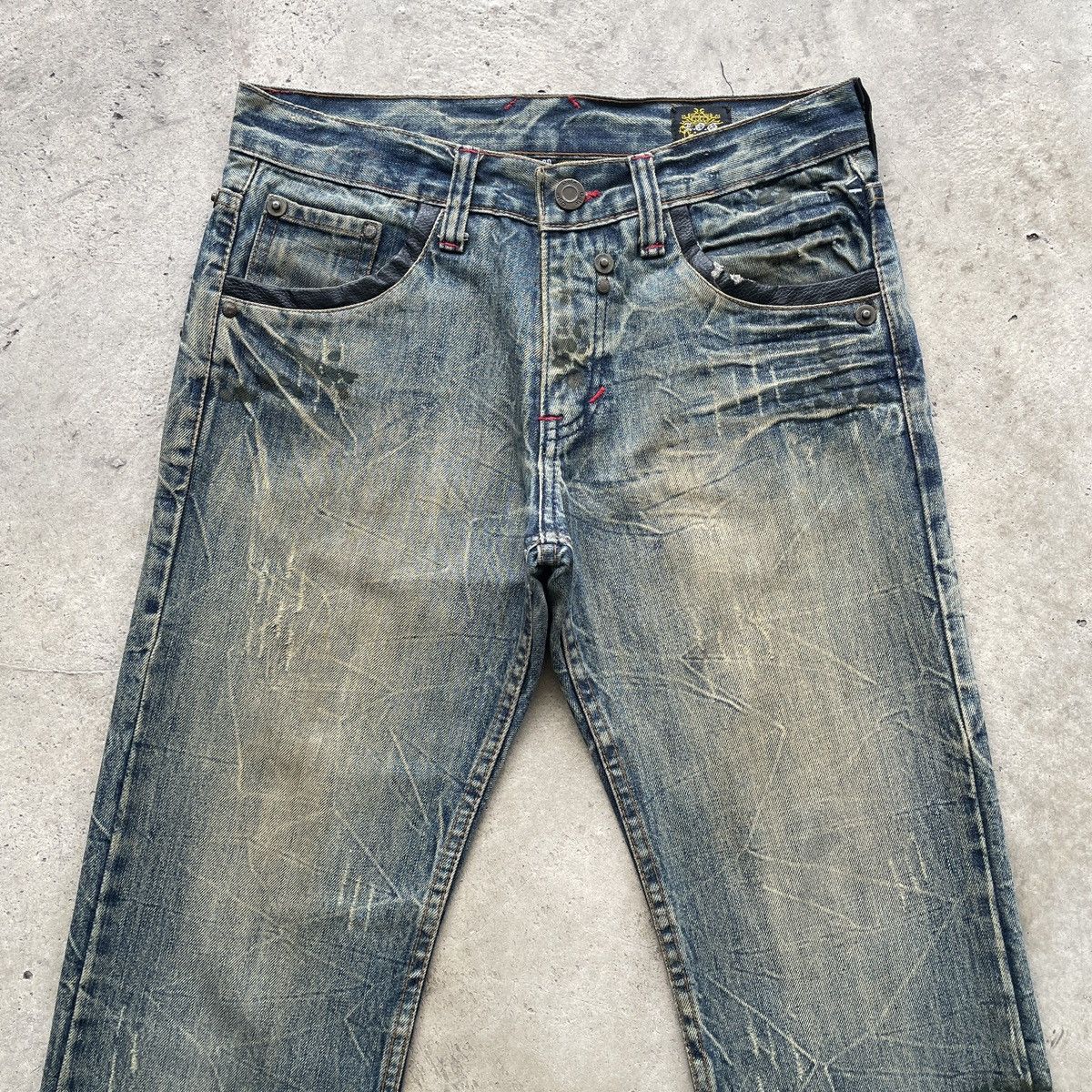Japanese Brand Vintage Japanese Rusty Jeans Flare Denim Bootcut Pants W32 Size US 32 / EU 48 - 4 Thumbnail