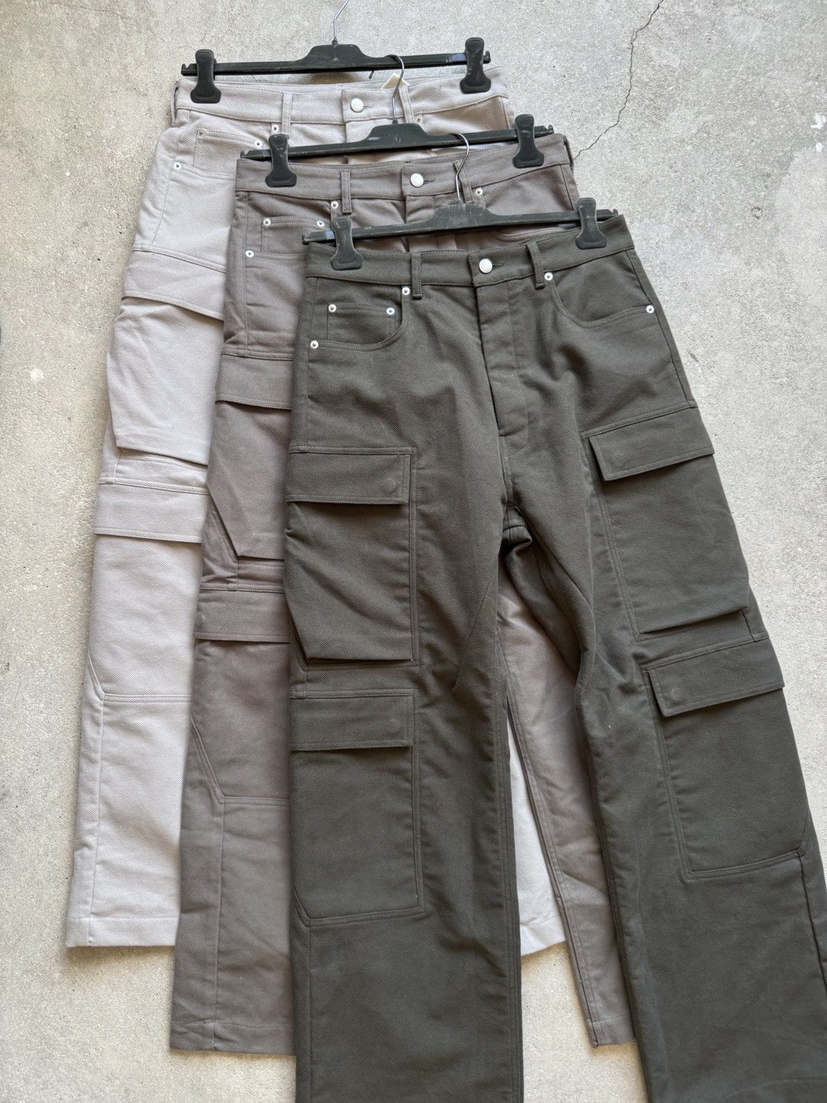 Rick Owens Rick Owens FW25 Double Cargo Pants Size US 30 / EU 46 - 13 Thumbnail