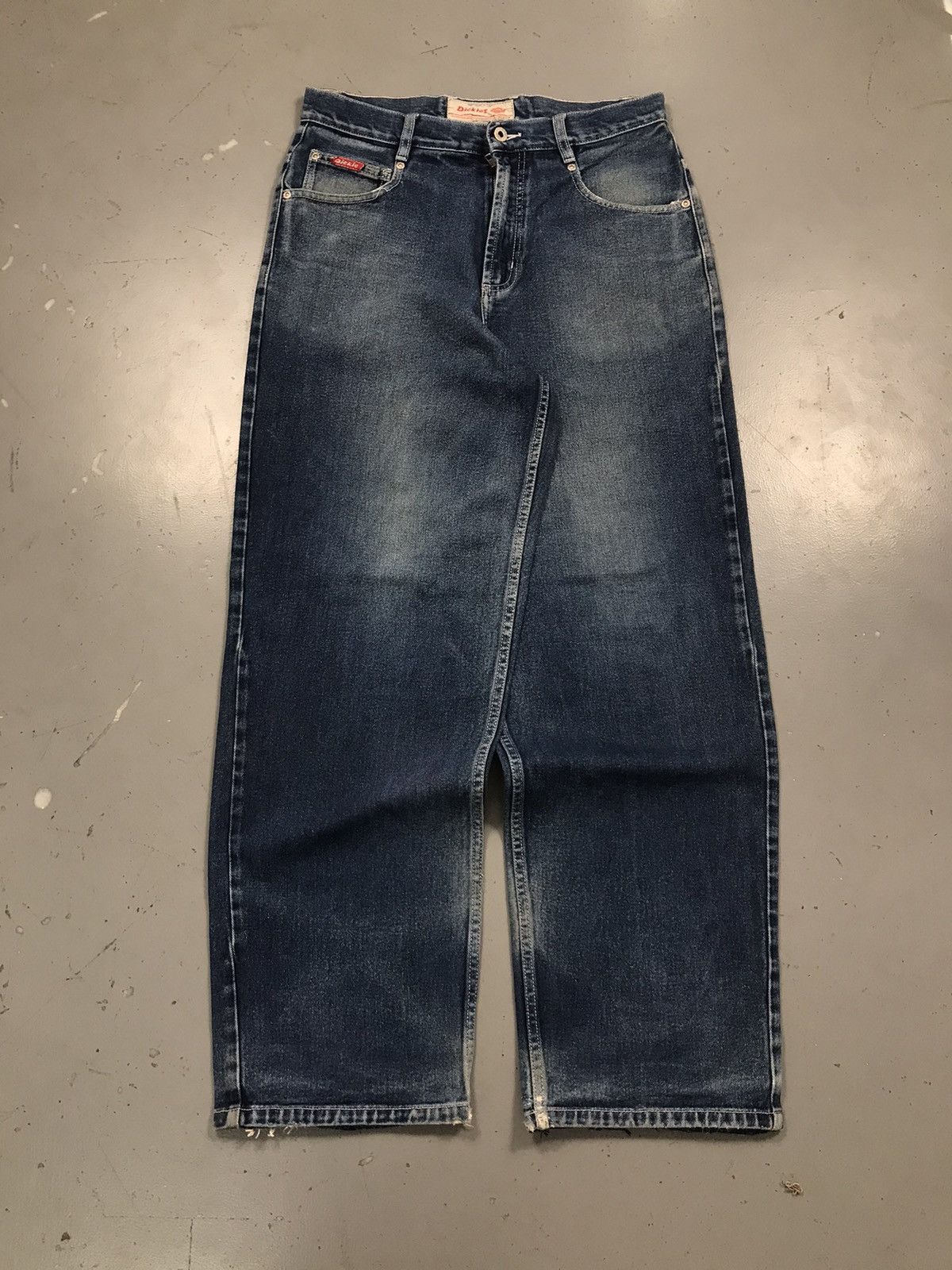 Carhartt × Dickies × Vintage Rare vintage dickies big daddy baggy fit denim pant Size US 32 / EU 48 - 4 Thumbnail