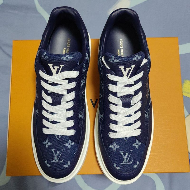 Louis Vuitton Louis Vuitton Beverly Hills Leather Low-Top Sneakers -2508 Size US 9.5 / EU 42-43 - 2 Thumbnail