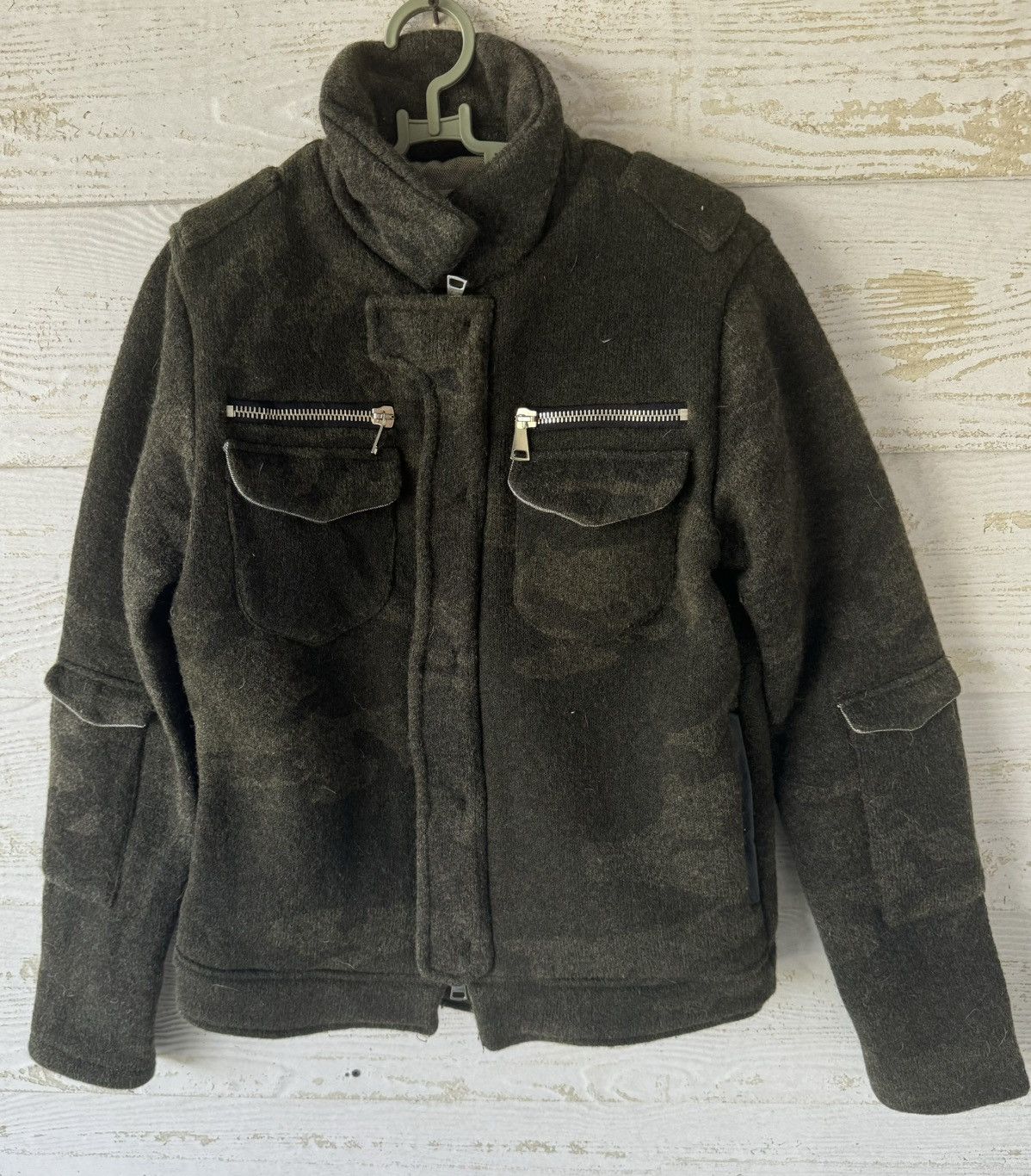 Other SPANA JACKET WOOL CAMO ARMY ITALY Size US L / EU 52-54 / 3 - 1 Thumbnail