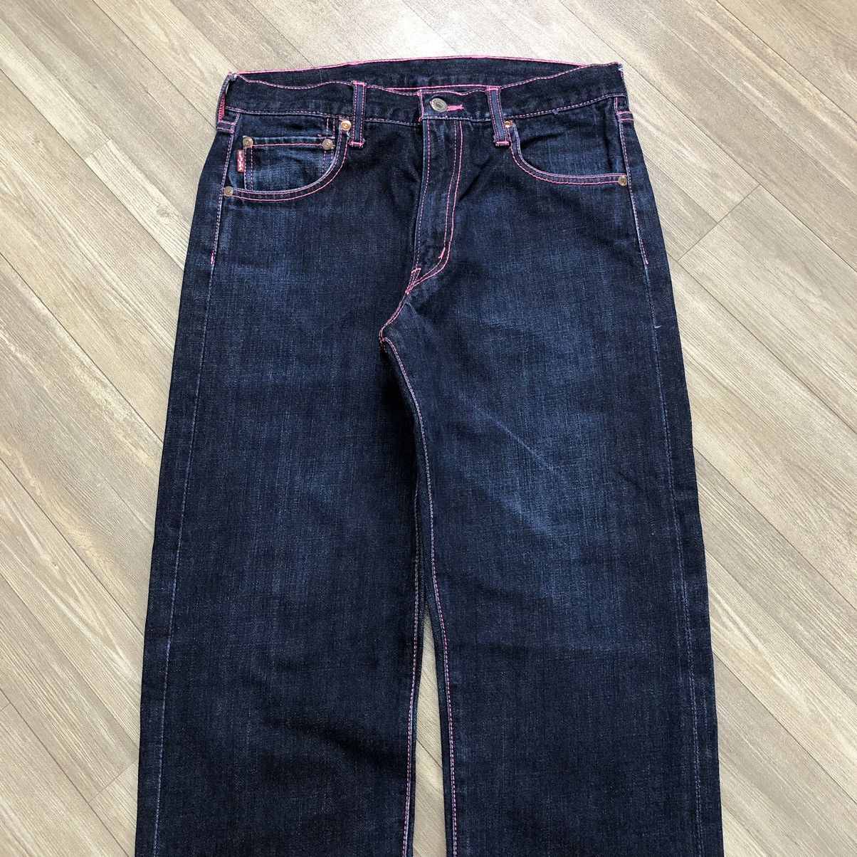 Futura Vintage Futura Lavoratories Pinky Stitch Blue Jeans Size US 30 / EU 46 - 16 Thumbnail