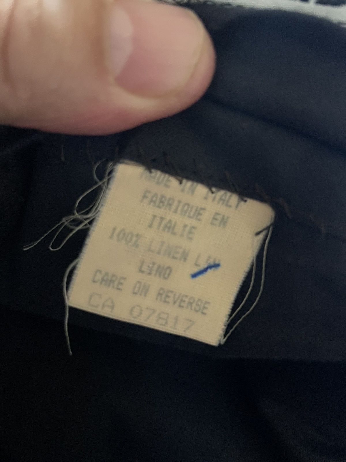 Saks Fifth Avenue Mondo Linen Pleated pants Size US 38 / EU 54 - 11 Thumbnail