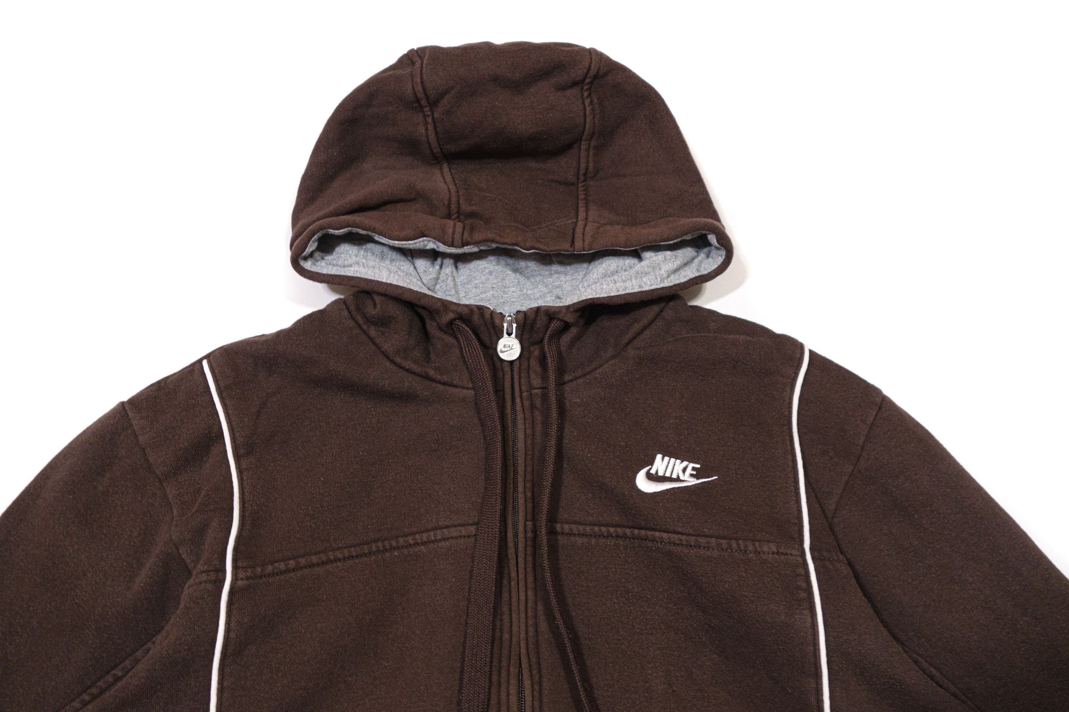 Nike 90S Swoosh Logo Zip Hoodie Size US M / EU 48-50 / 2 - 3 Thumbnail