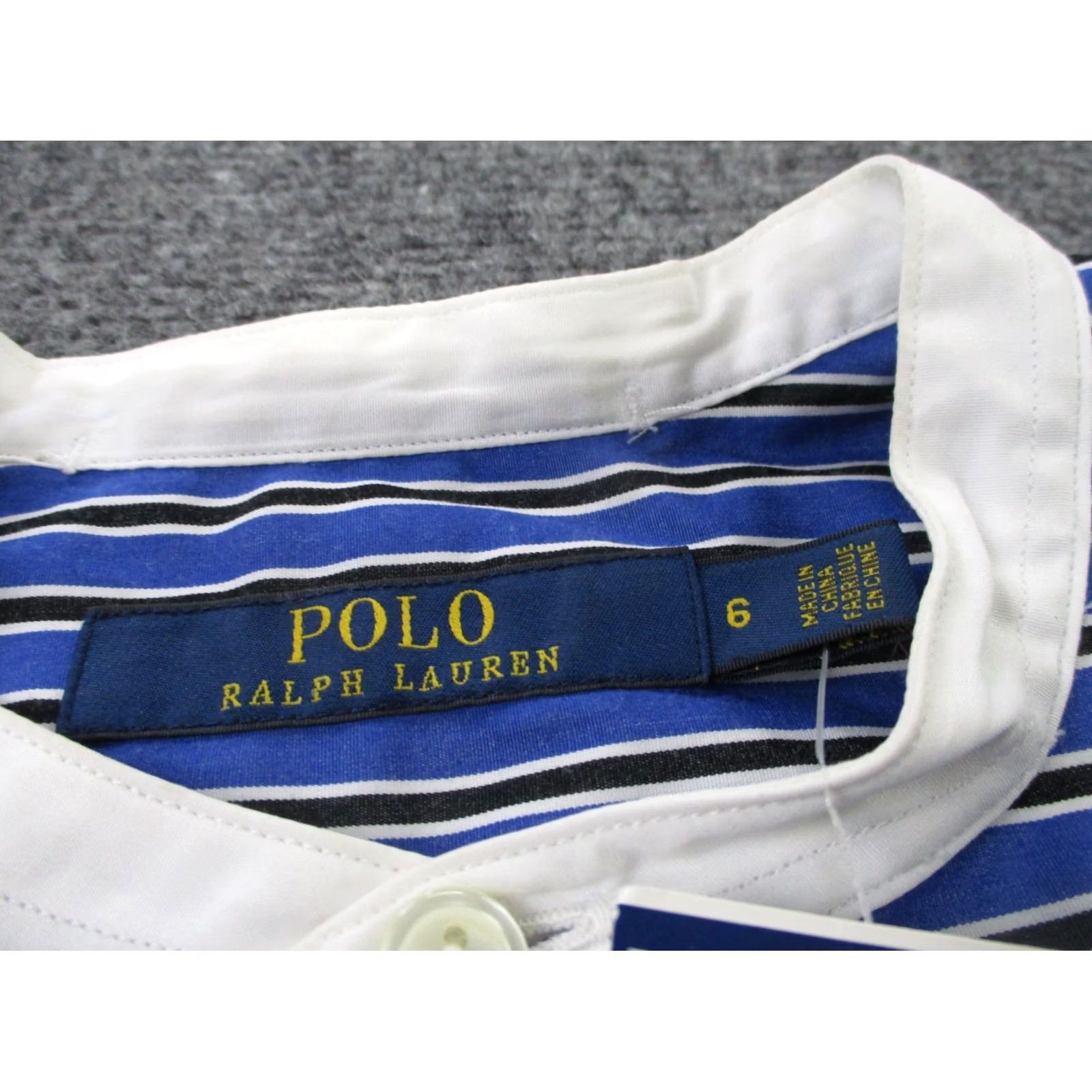 Ralph Lauren Polo Ralph Lauren Shirt Dress Womens 6 Striped Knit Cotton Multicolor Casual Fall Winter Size M / US 6-8 / IT 42-44 - 6 Thumbnail