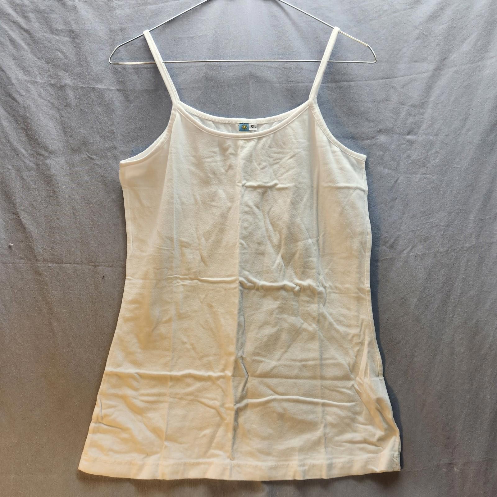 Designer Sahalie White Tank Top Size XL Size XL / US 12-14 / IT 48-50 - 1 Thumbnail