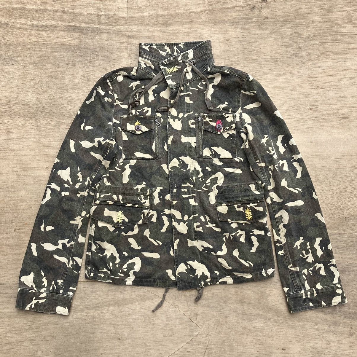 Japanese Brand RODEO CROWNS CAMO PARKA WOMEN JACKET Size S / US 4 / IT 40 - 3 Thumbnail