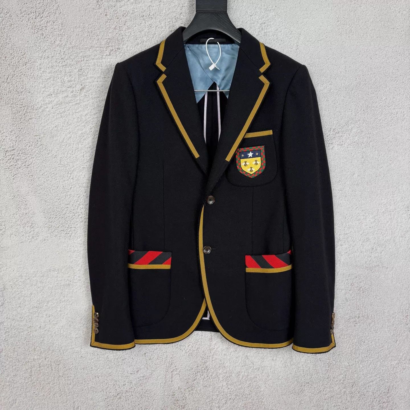 Gucci GUCCI Wool Logo Blazer (44) Size US S / EU 44-46 / 1 - 1 Thumbnail