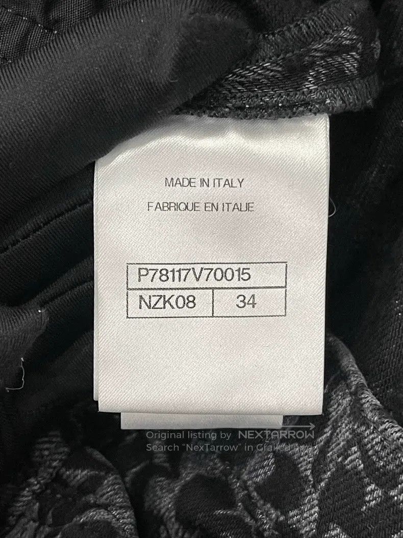 Chanel Chanel 24B black camelia jeans Size 42" / US 20 - 5 Thumbnail