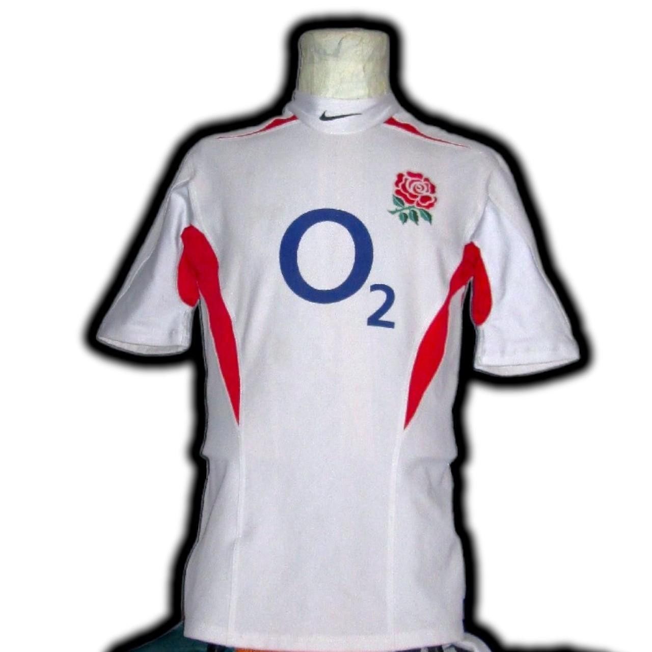 Nike England 2004 Rugby player issued World Cup Sweatshirt O2 Size US S / EU 44-46 / 1 - 2 Thumbnail