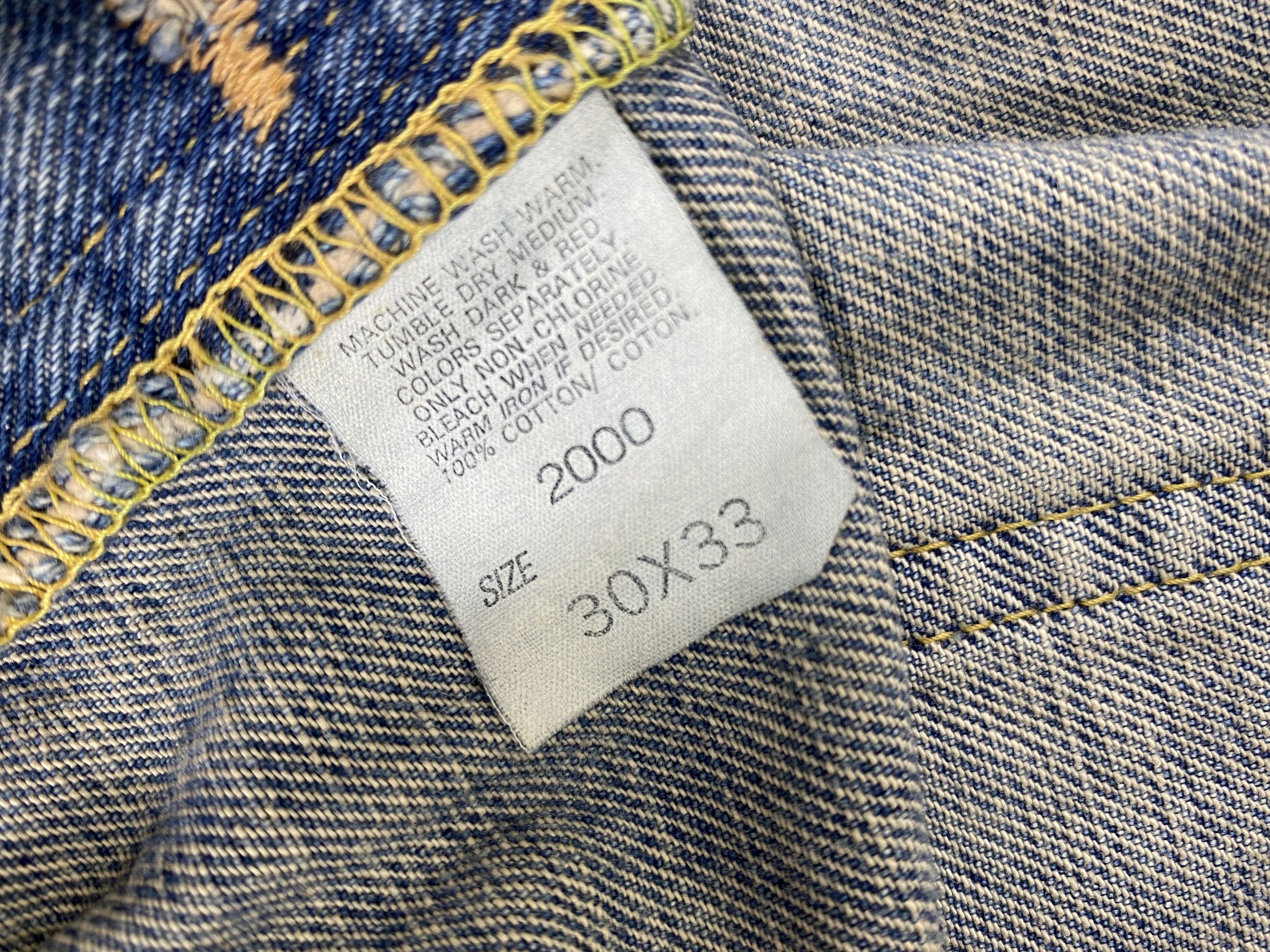 If Six Was Nine Redline Vintage Lee Jeans 30x33.5 Denim- JN3575 Size US 30 / EU 46 - 11 Thumbnail
