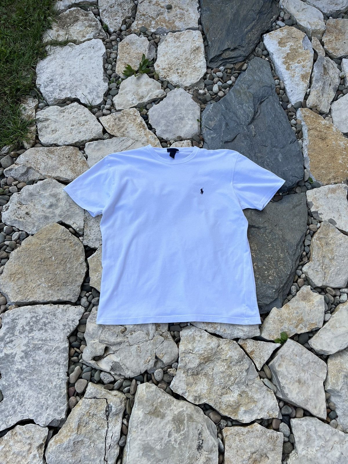Polo Ralph Lauren × Ralph Lauren × Vintage Vintage 90s Polo Ralph Lauren plain basic tee t-shirt casual Size US M / EU 48-50 / 2 - 1 Thumbnail