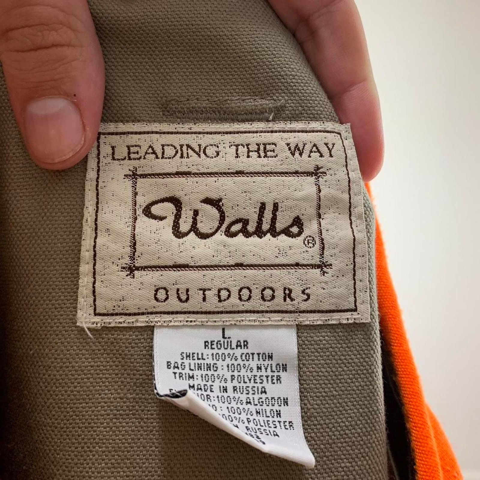 Vintage × Walls Vintage Walls Outdoors Orange Hunting Vest Size US L / EU 52-54 / 3 - 6 Thumbnail