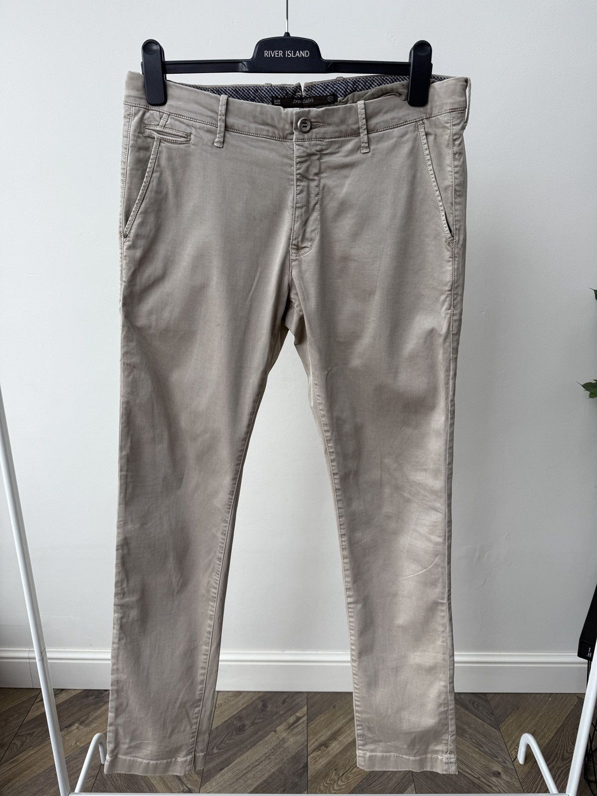 Jacob Cohen Vintage Jacob Cohen Academy Beige Chino Trousers Size US 33 - 2 Thumbnail