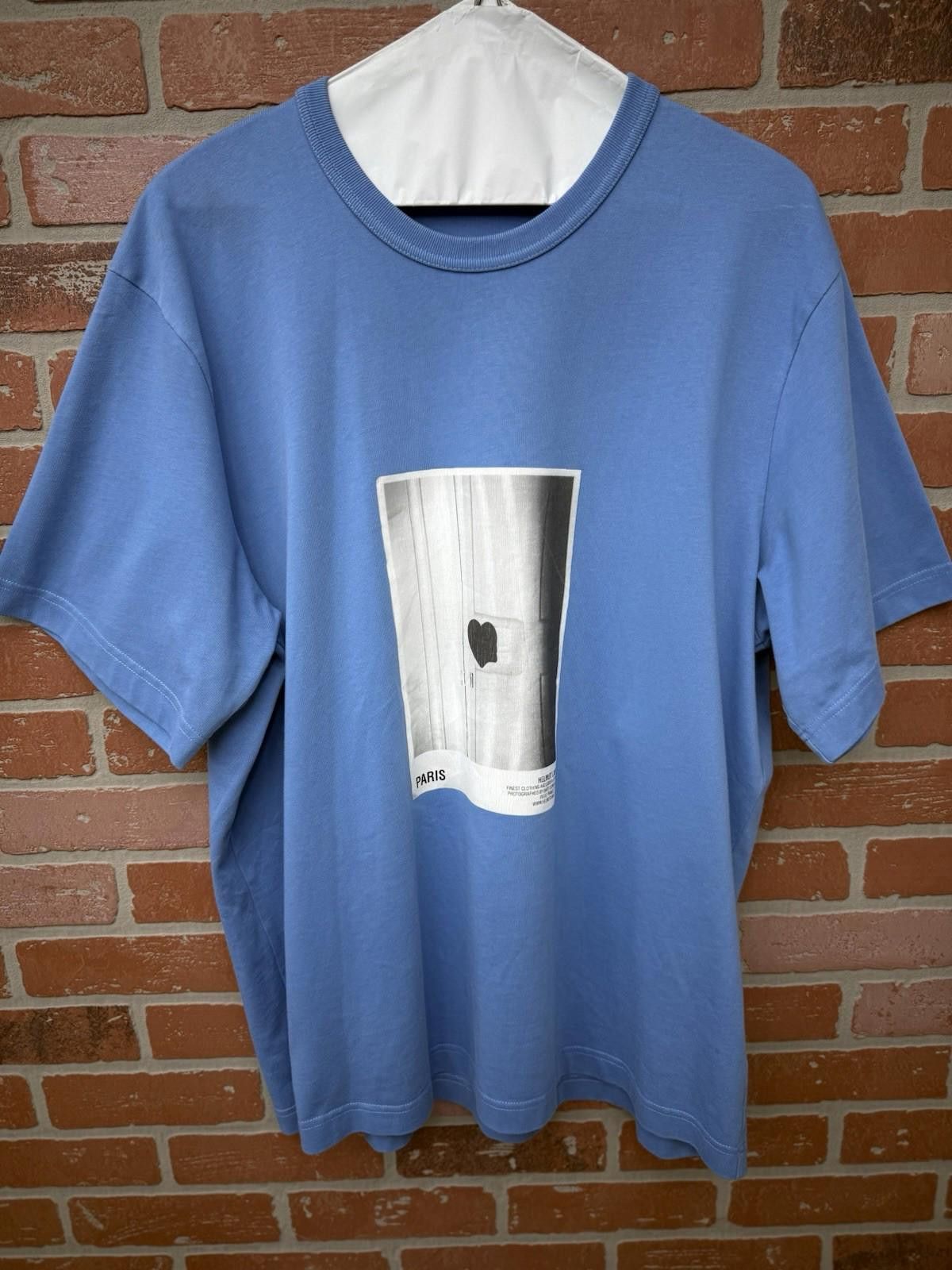 Helmut Lang Helmut Lang Men's T-Shirt Blue Size XXL 100% Dry Clean Size US XL / EU 56 / 4 - 3 Thumbnail