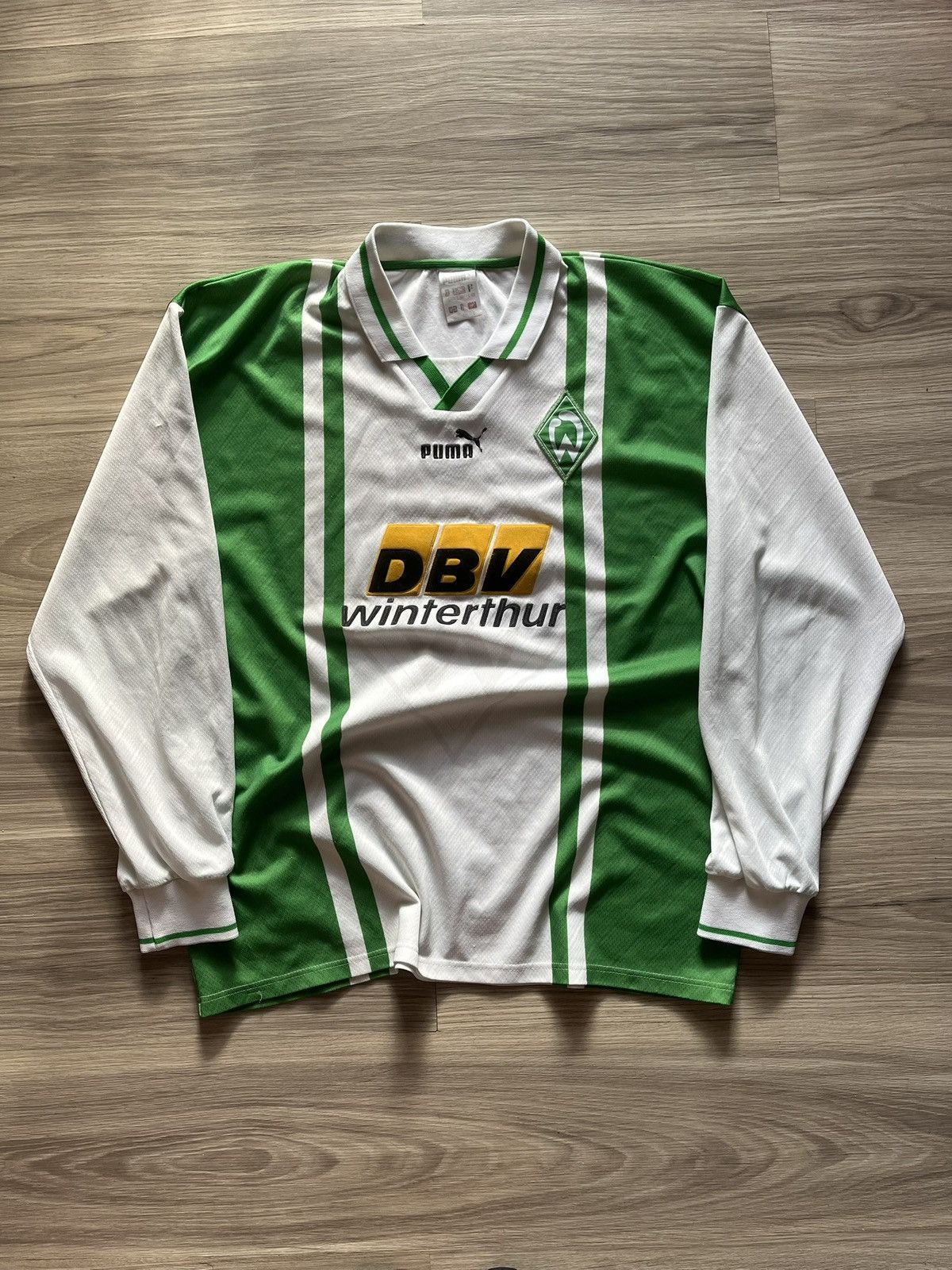 Puma Werder Bremen Puma Football shirt 1996 Soccer jersey Size US L / EU 52-54 / 3 - 1 Thumbnail