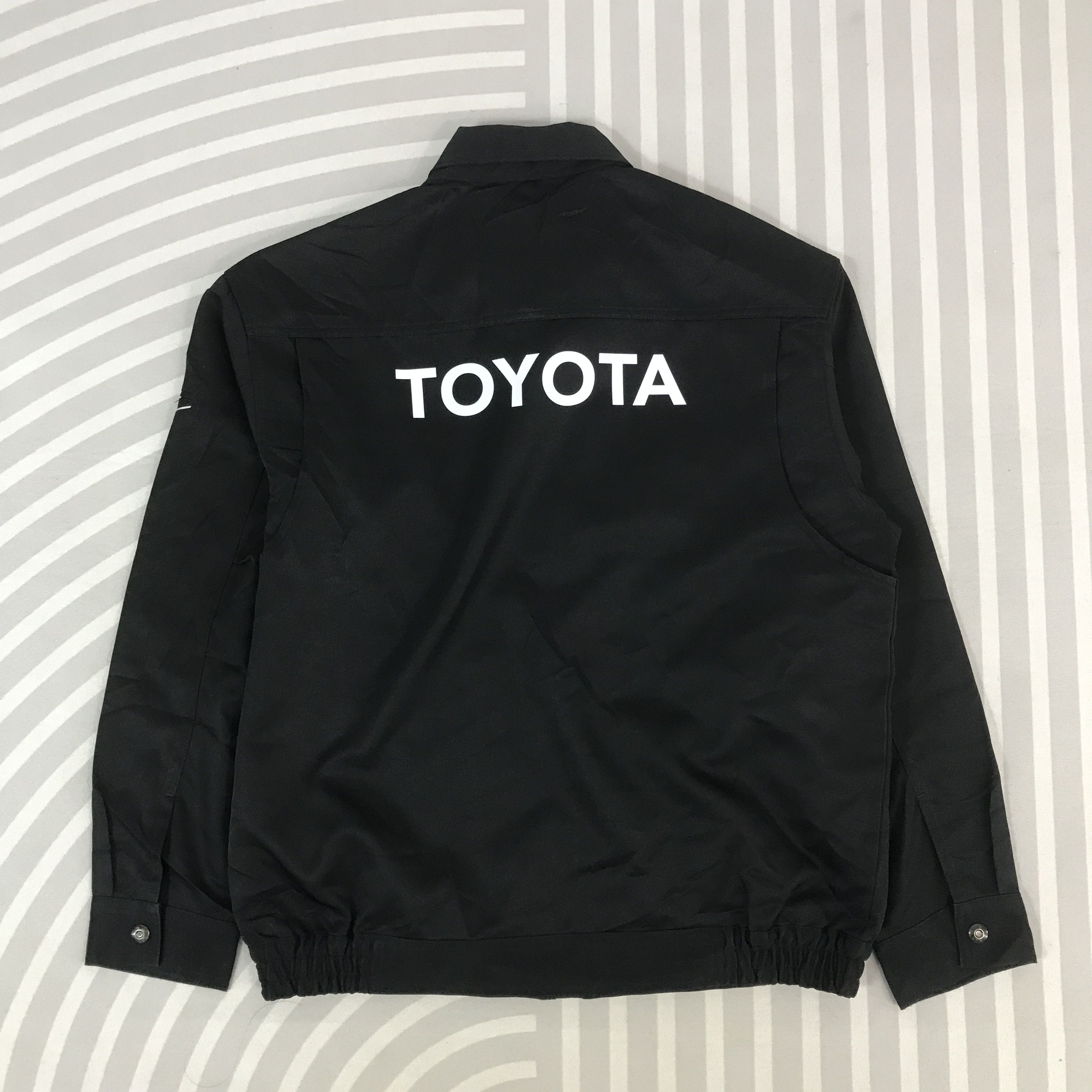 Japanese Brand × Sports Specialties Vtg Toyota Racing Black uniform japan custom workers Jacket Size US L / EU 52-54 / 3 - 1 Thumbnail