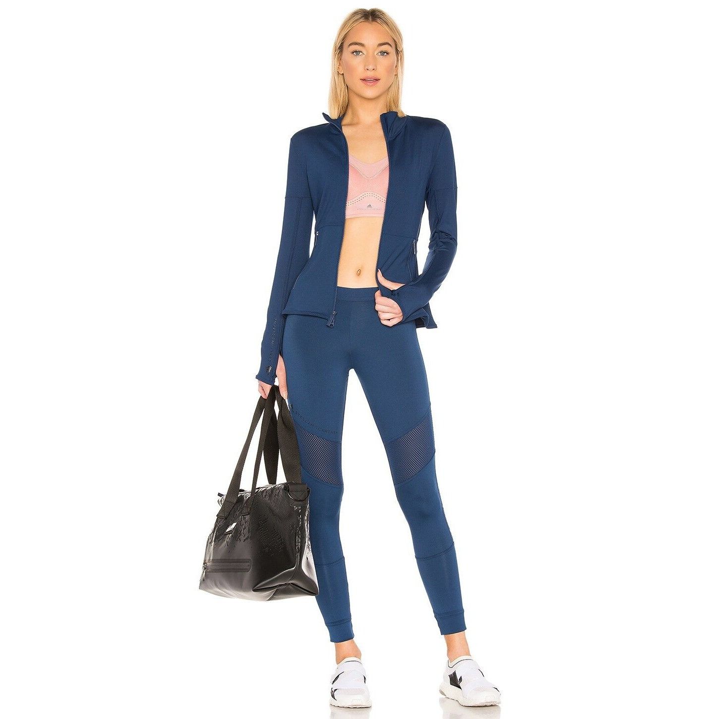 REVOLVE Adidas By Stella McCartney P Ess Mystery Blue Tights Size 26" / US 2 / IT 38 - 1 Thumbnail
