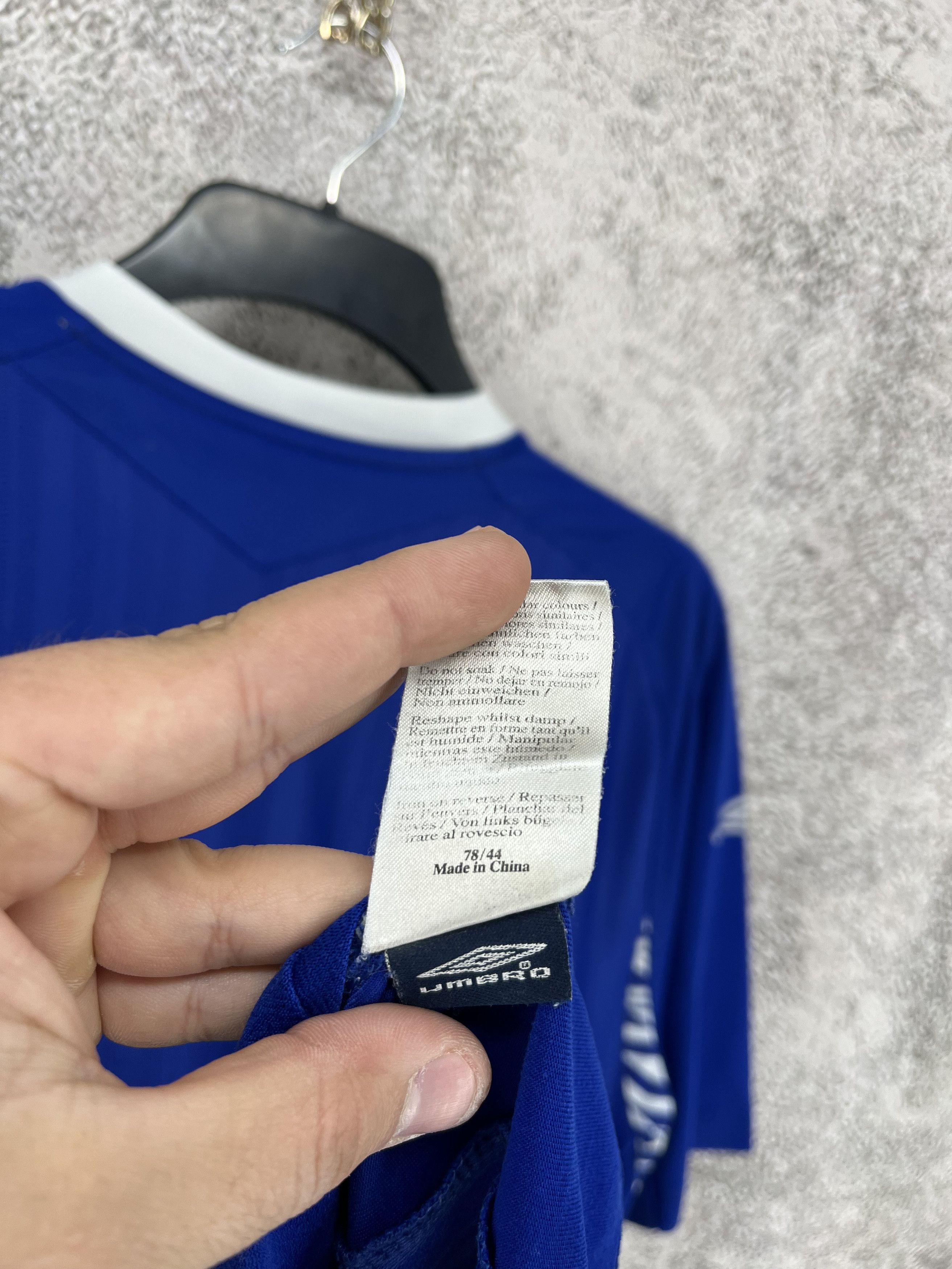 Umbro EVERTON ENGLAND 2007/2008 HOME FOOTBALL SHIRT JERSEY UMBRO Size US XL / EU 56 / 4 - 11 Thumbnail