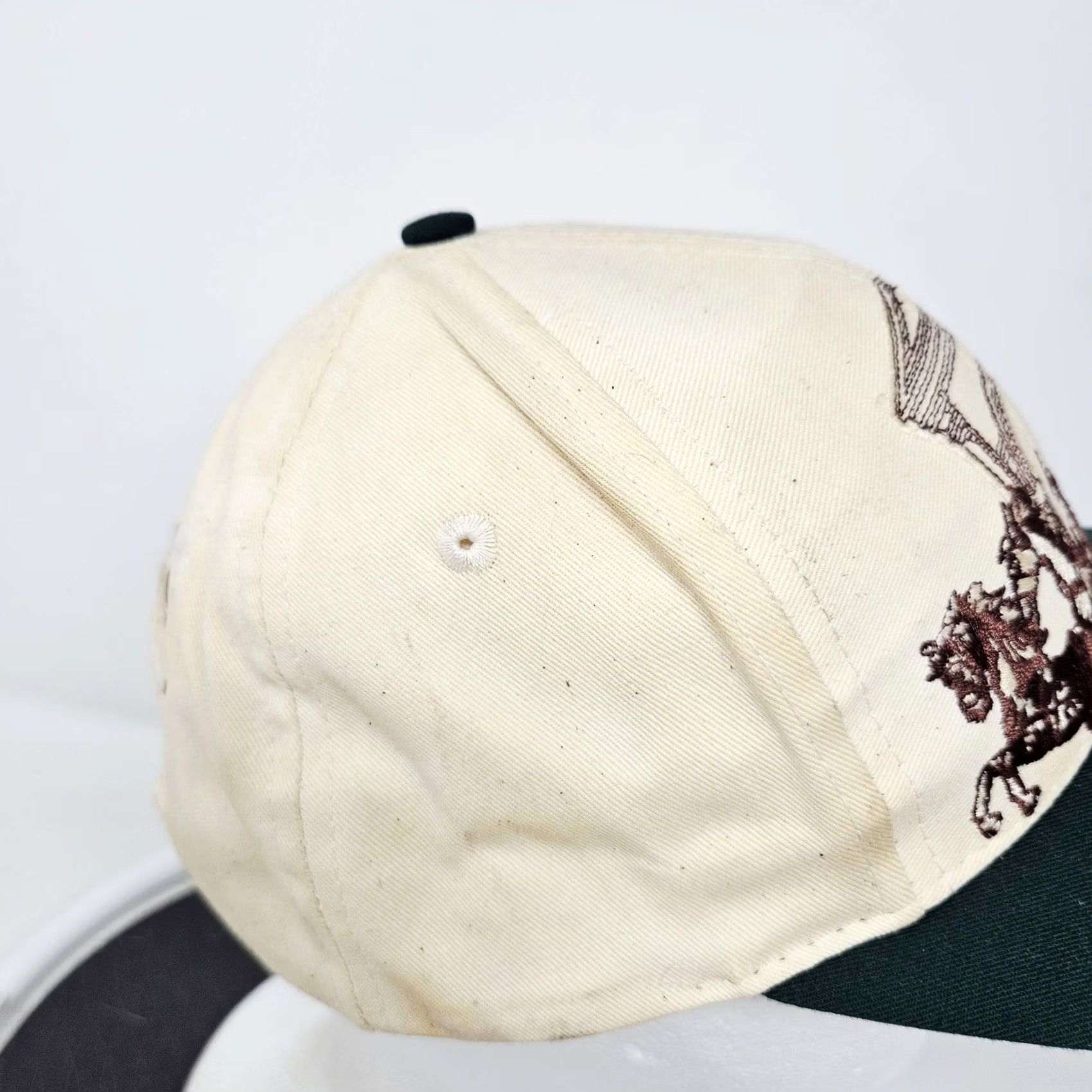 Vintage VINTAGE Caesars Atlantic City Hat Cap Snap Back One Size White Mens Green Bill Size ONE SIZE - 4 Thumbnail
