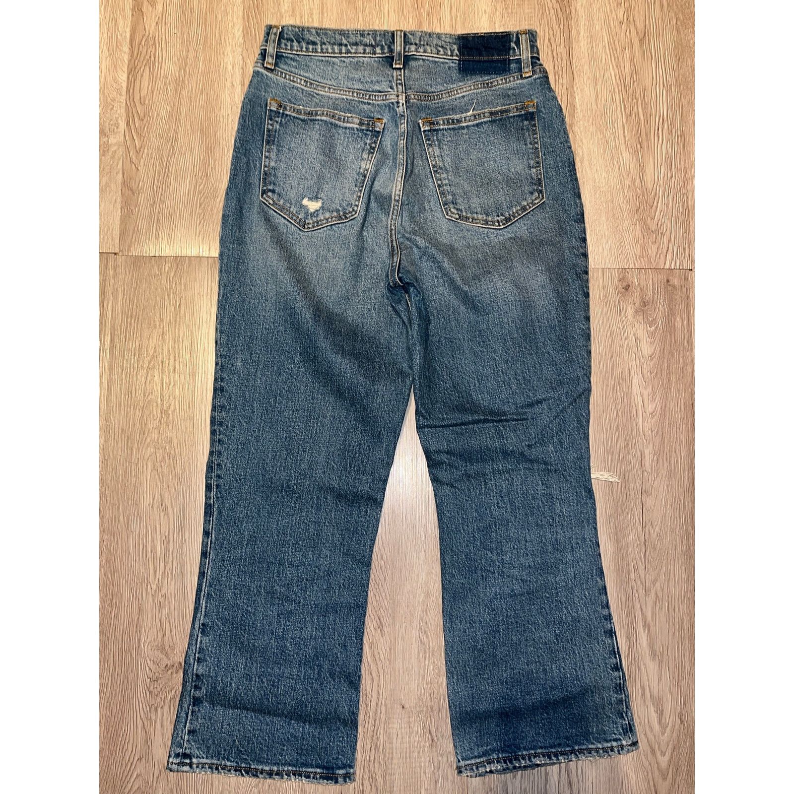 Abercrombie & Fitch Abercrombie & Fitch - Curve Love kick flare Distressed / 8R Size 30" / US 8 / IT 44 - 4 Thumbnail