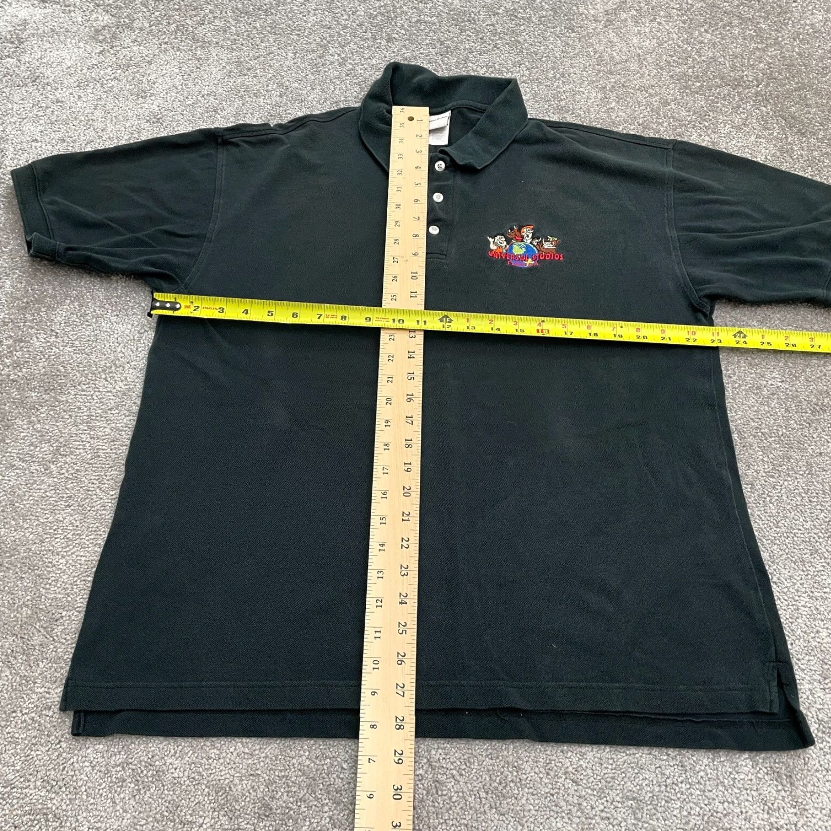 Vintage VINTAGE Hanna Barbera Polo Shirt Mens Large Black Cotton Short Sleeve Casual Activewear Size US L / EU 52-54 / 3 - 7 Thumbnail