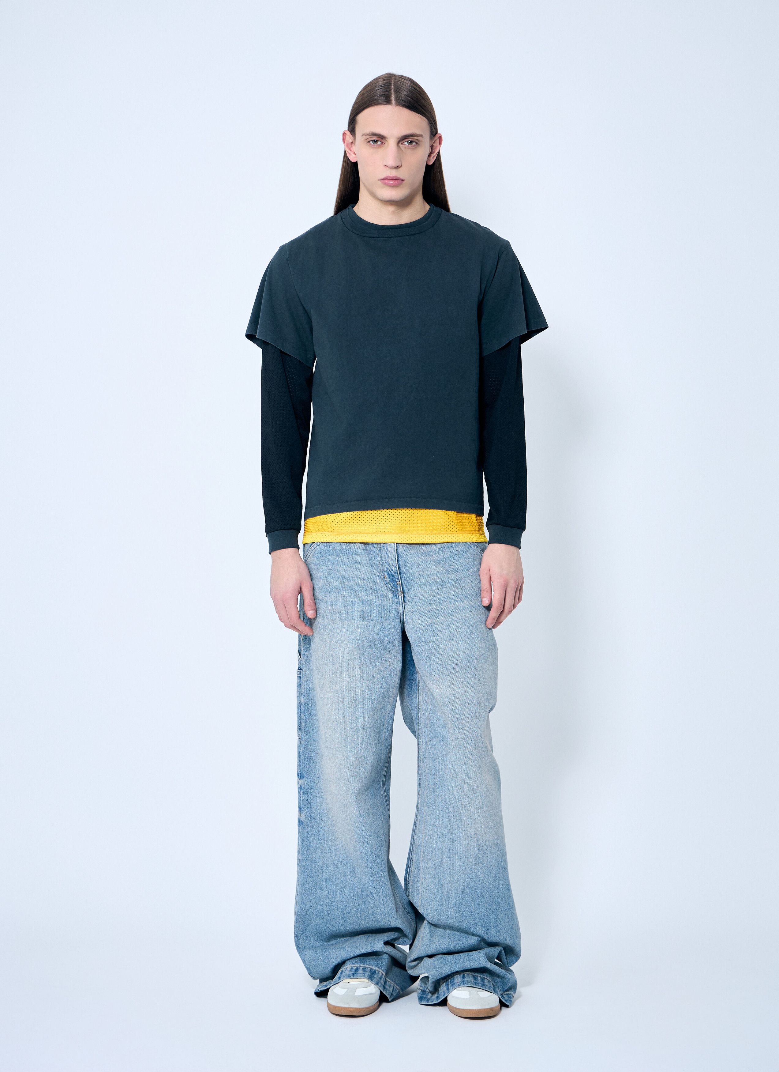 Gallery Dept. o1gr1nt0526 Alexander Layered T-Shirt in Vintage Black Size US S / EU 44-46 / 1 - 2 Thumbnail