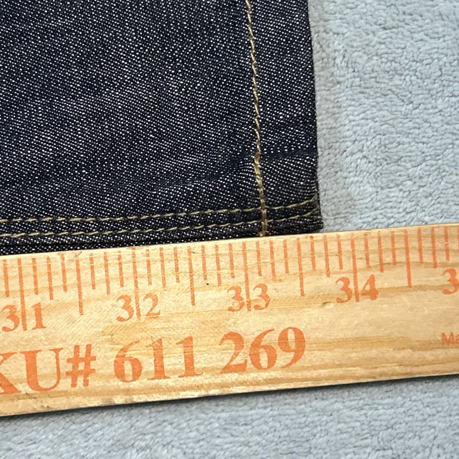 JNCO DeadStock Dojo Style Jeans Womens 13 33x33 Hamilton Wide Leg Size 33" - 8 Thumbnail