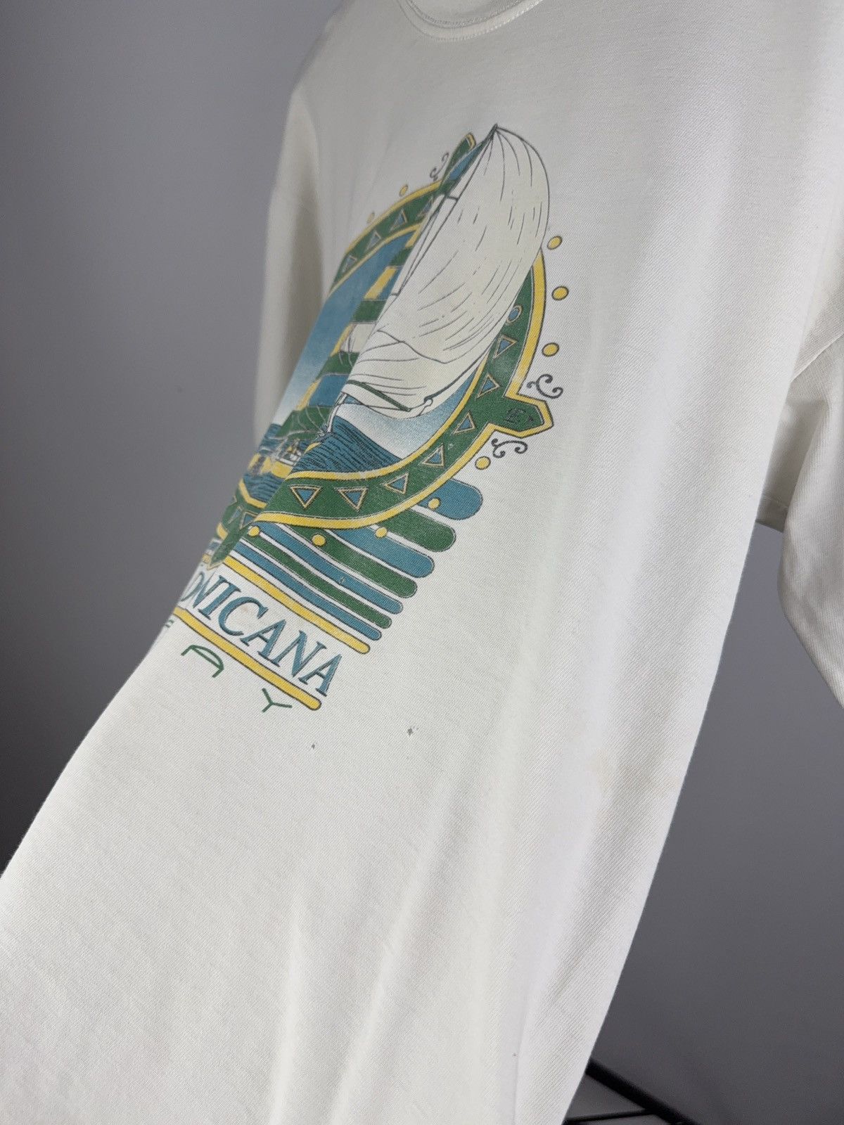 Other Vintage 90s Dominican Republic Getaway Tee Sailboat Print Size US M / EU 48-50 / 2 - 7 Thumbnail