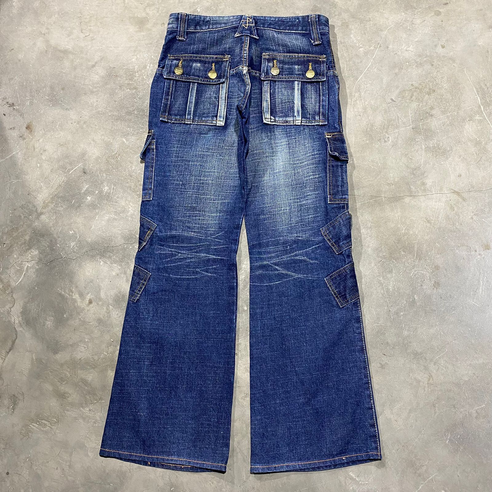 If Six Was Nine × Japanese Brand × Le Grande Bleu (L.G.B.) Jeanne D'art Multipocket Denim Pants Size US 28 / EU 44 - 6 Thumbnail