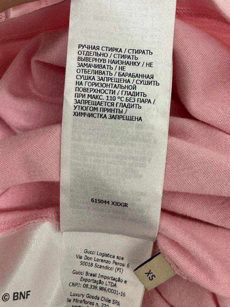 Gucci Gucci Pink banana cat short sleeve 2503-Nextarrow Size XS / US 0-2 / IT 36-38 - 6 Thumbnail