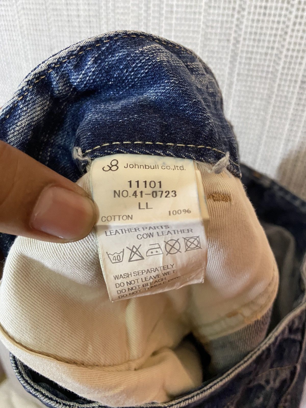 Edition Japan × Japanese Brand × Johnbull John bull distressed denim regular fits Size US 33 - 6 Thumbnail
