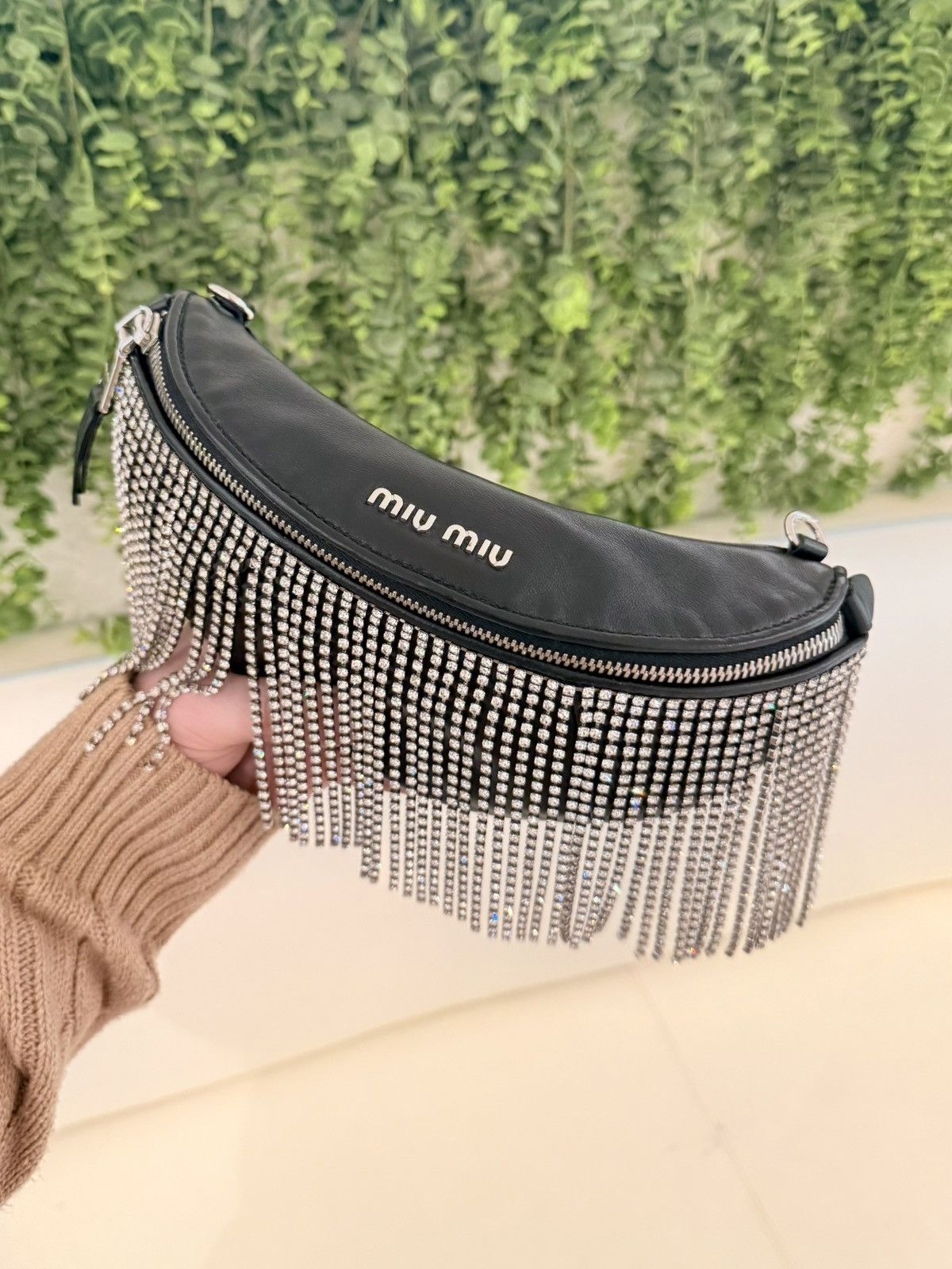 Miu Miu MIUMIU CRYSTAL FRINGE BAG Size ONE SIZE - 1 Thumbnail